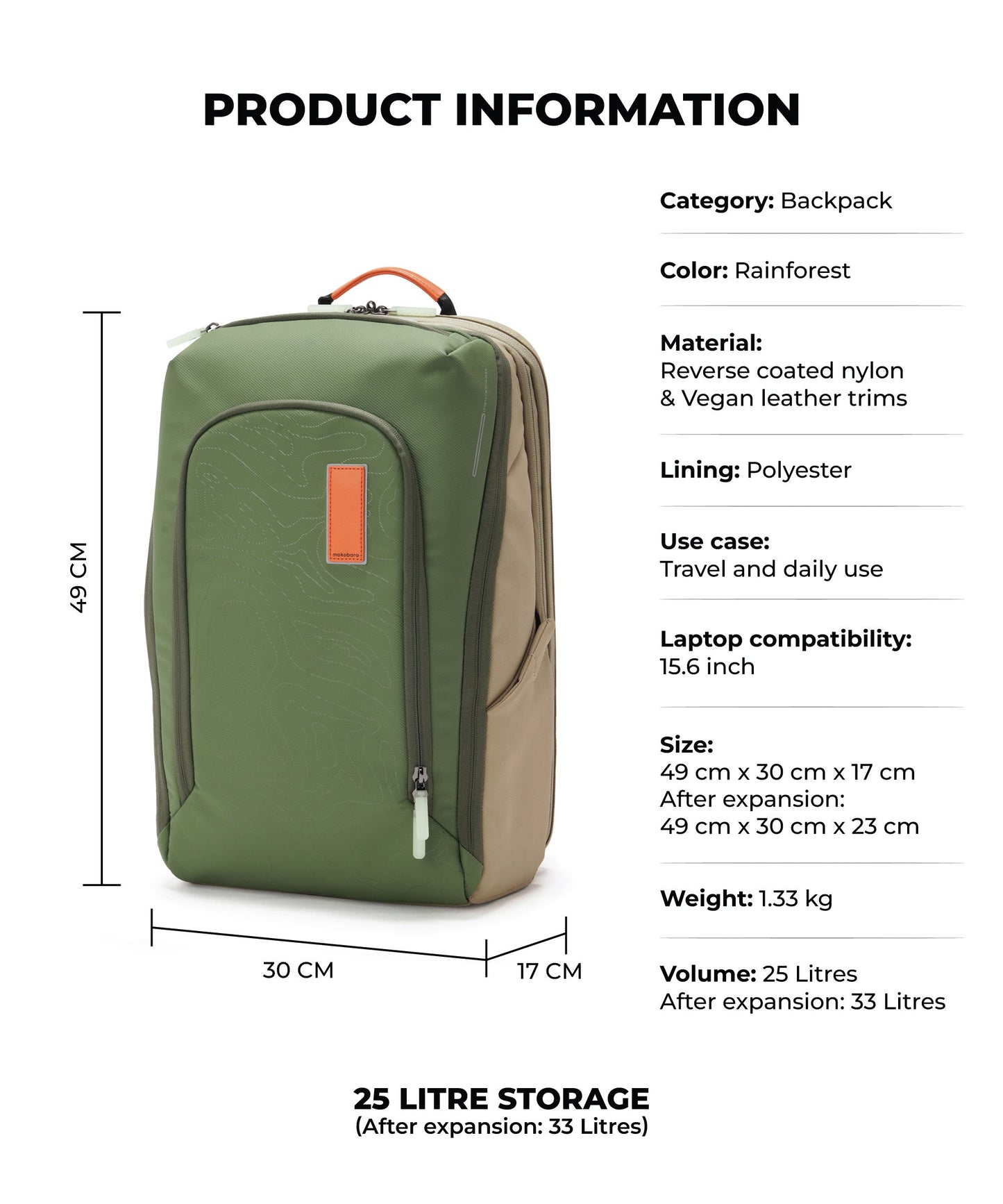 Color_Rainforest | The Long Range Backpack