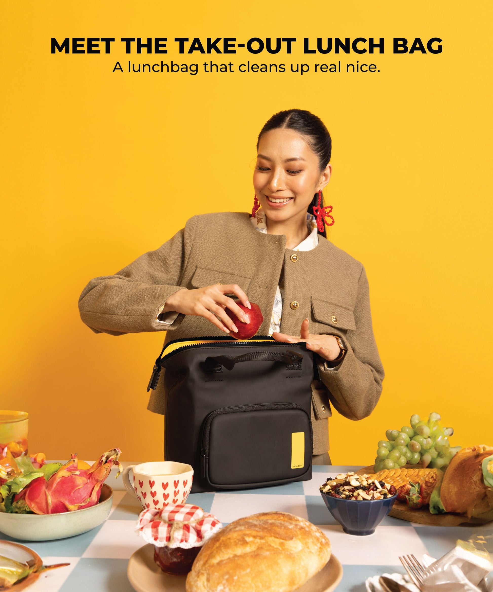 Color_Money Moves | The Take Out Lunch bag