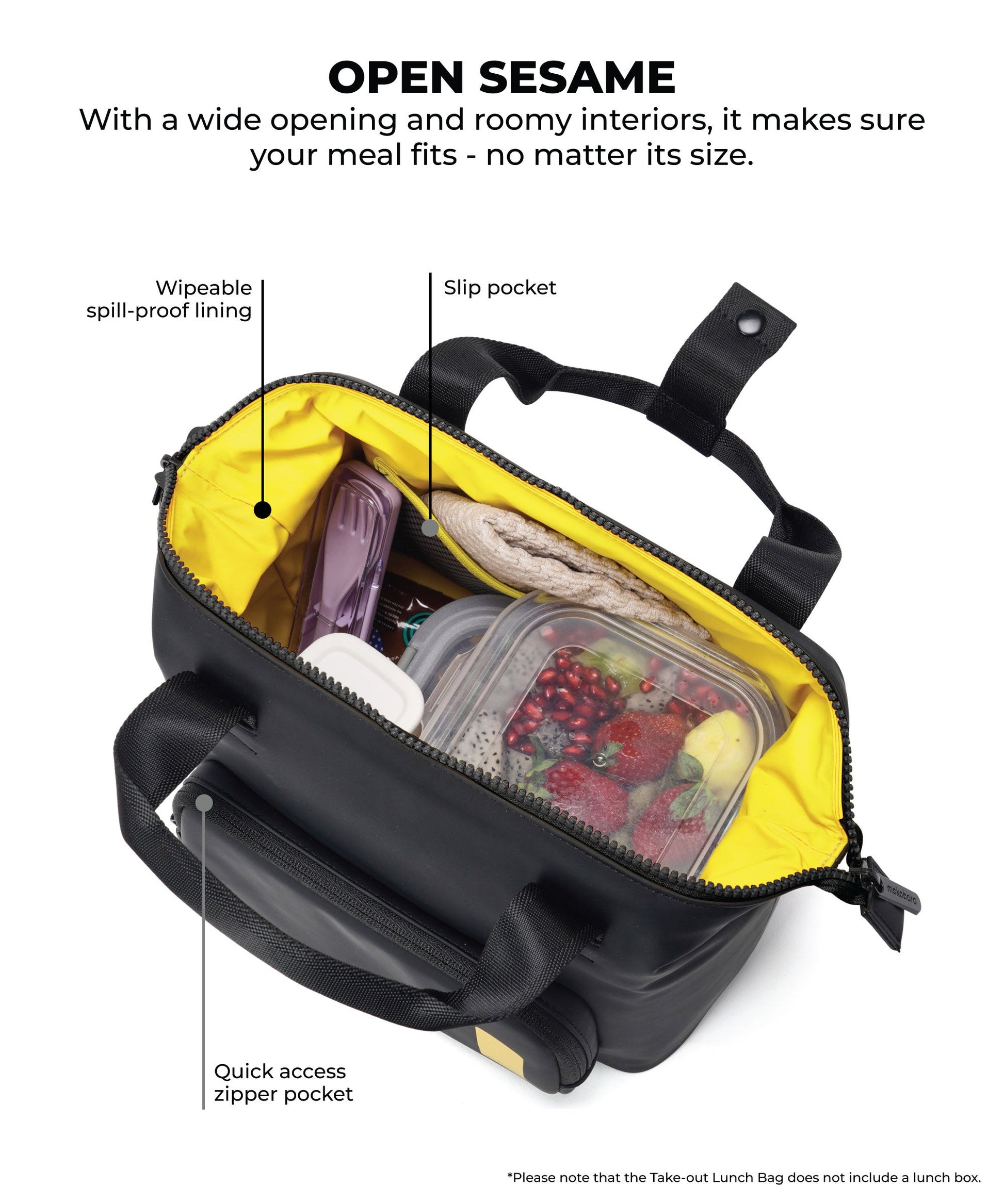 Color_Money Moves | The Take Out Lunch bag