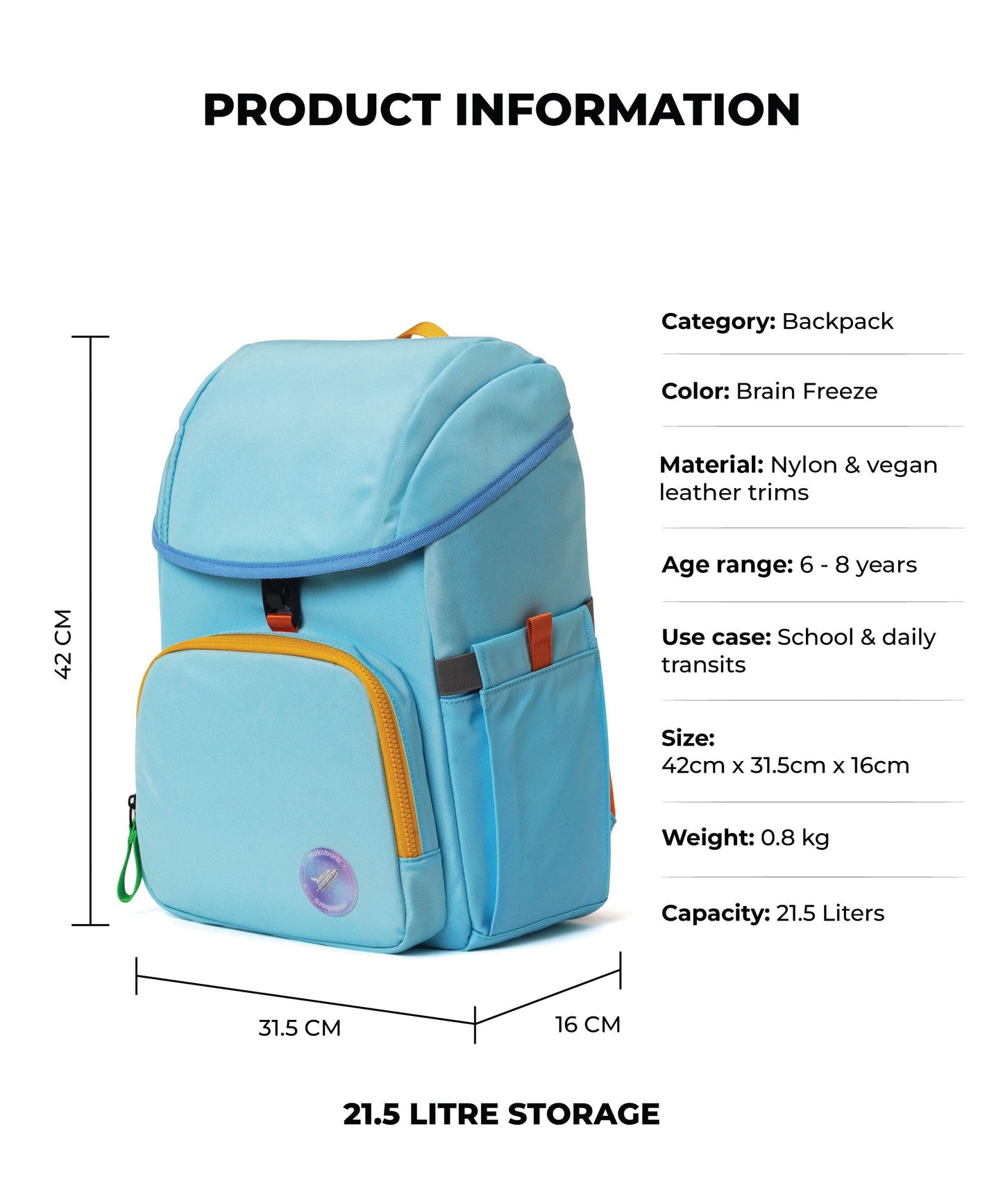 Color_Brain Freeze | The Firefly Backpack