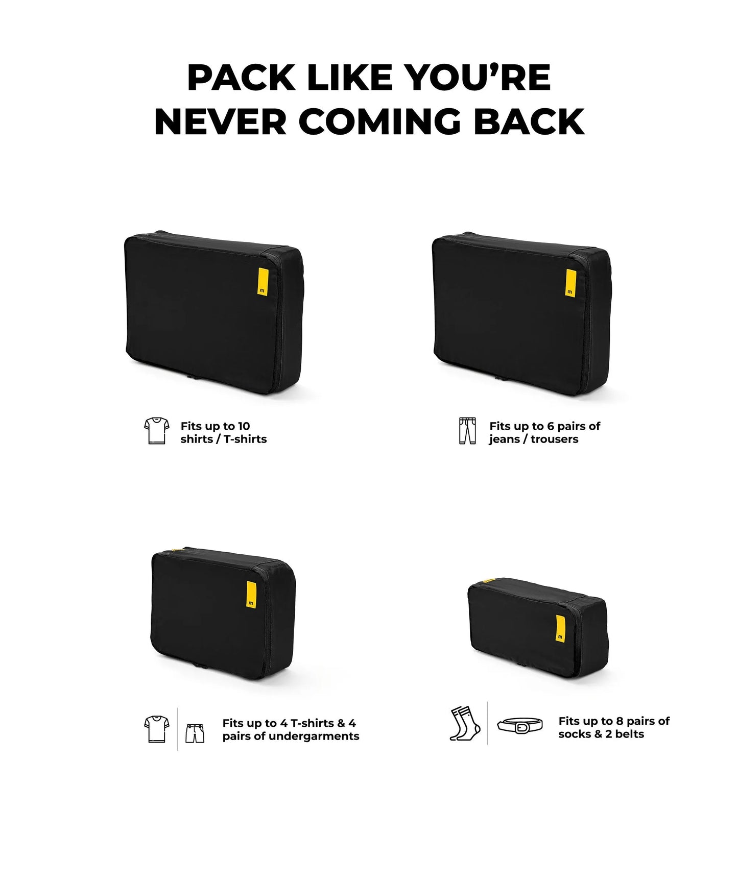 Color_Crypto | The Packing Cubes (Set of 4)