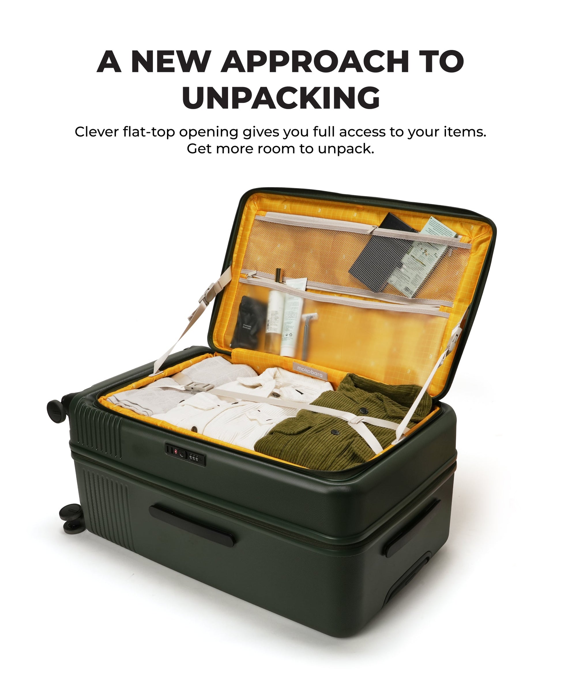 Color_Seaweed Green | The Access Trunk Luggage