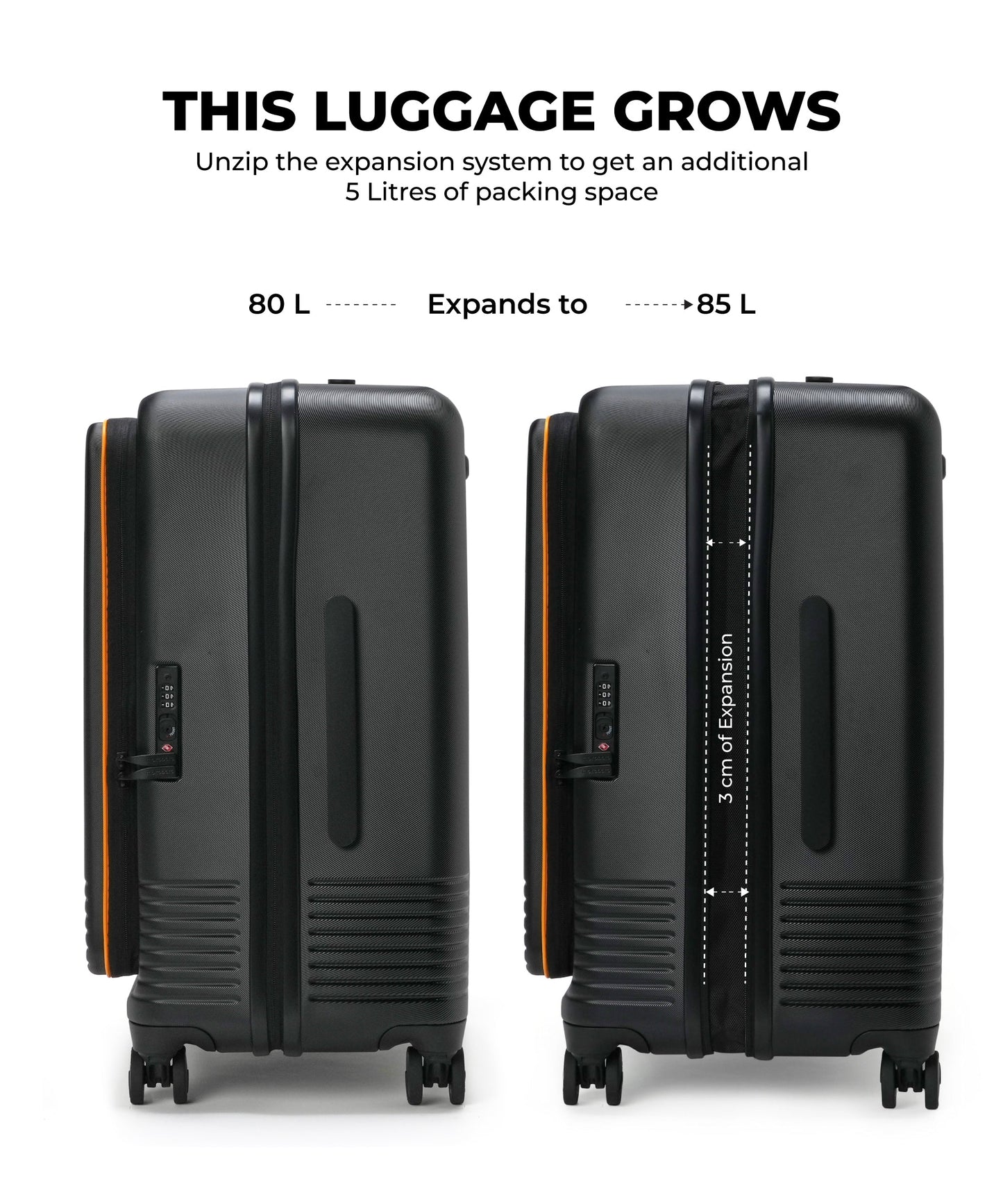 Color_Money Moves Sunray 2.0 | The Access Check-in Luggage