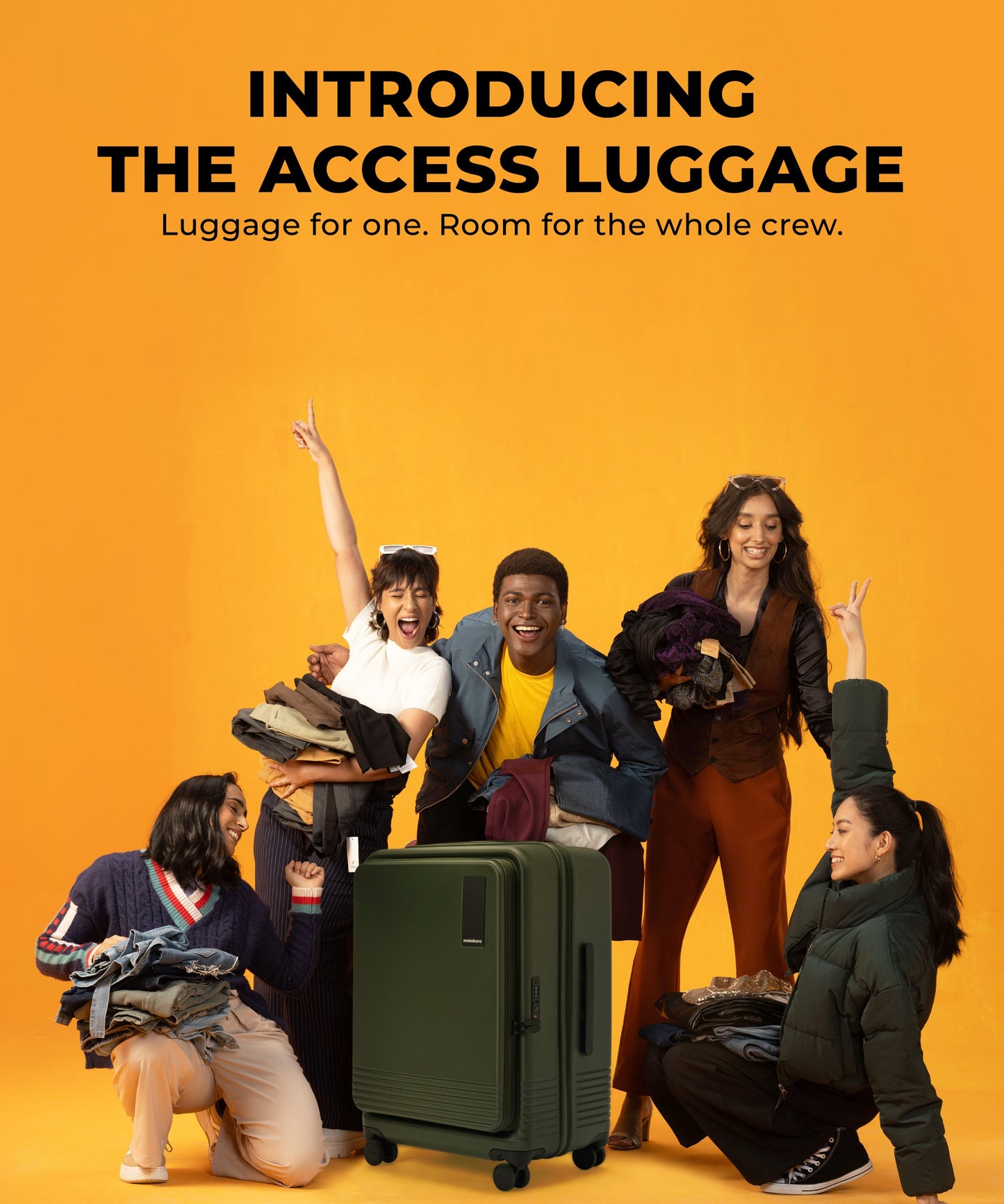 Color_Seaweed Green 2.0 | The Access Check-in Luggage