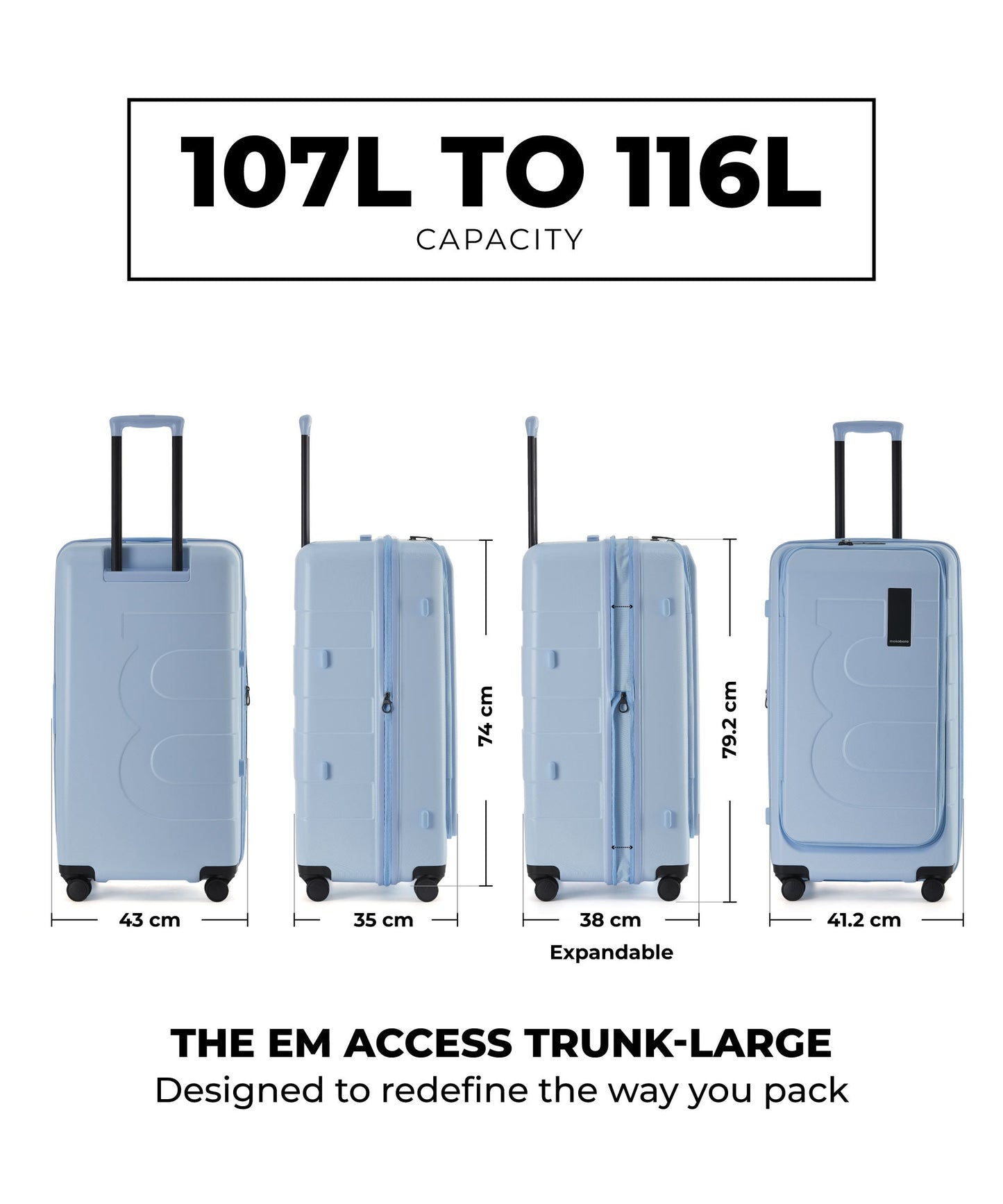 Color_Shy Blue | The Em Access Trunk