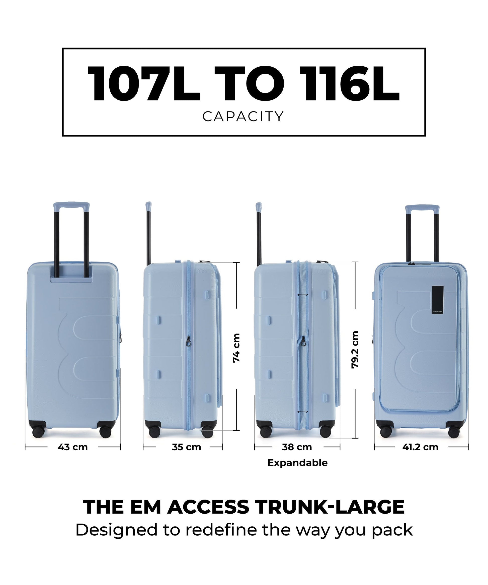 Color_Shy Blue | The Em Access Trunk