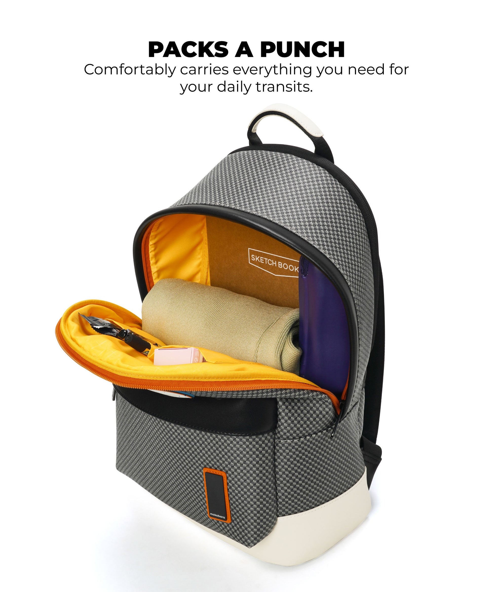 Color_Mokogram - Black Sesame | The Kickstreet Backpack