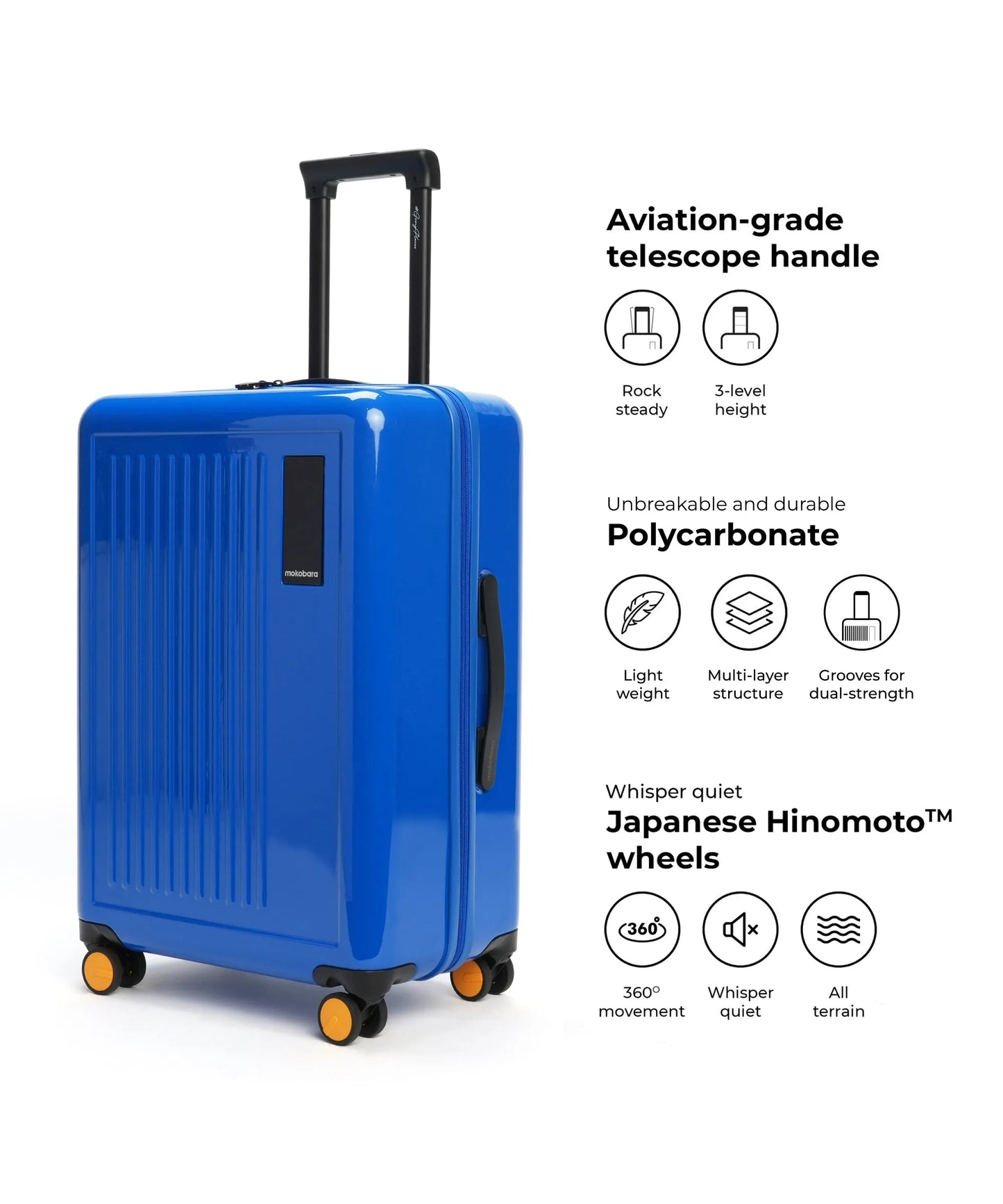 Color_Maximalist Blue (Gloss Edition) | The Transit Luggage - Check-in