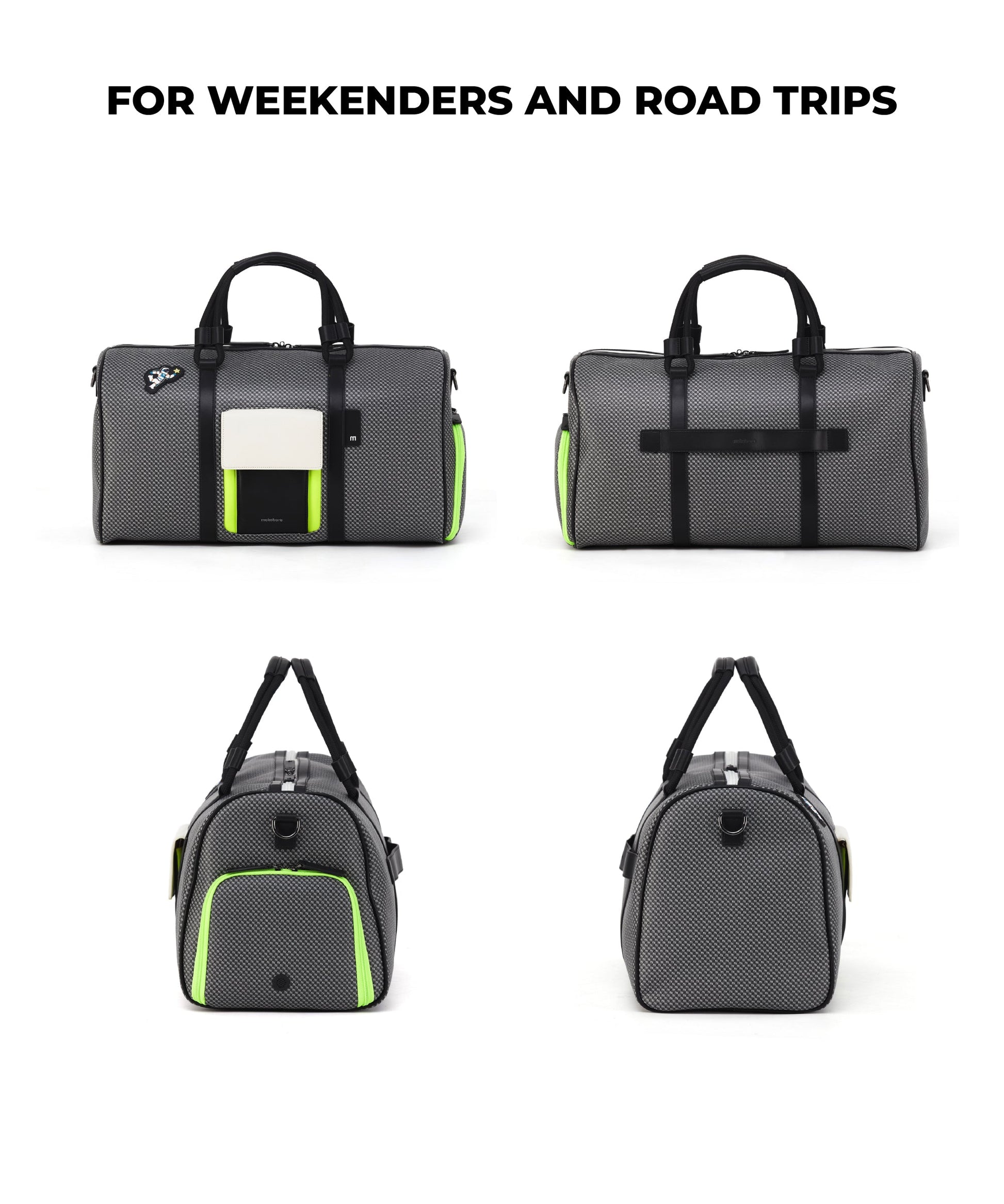Color_Black sesame | The Heist Duffle