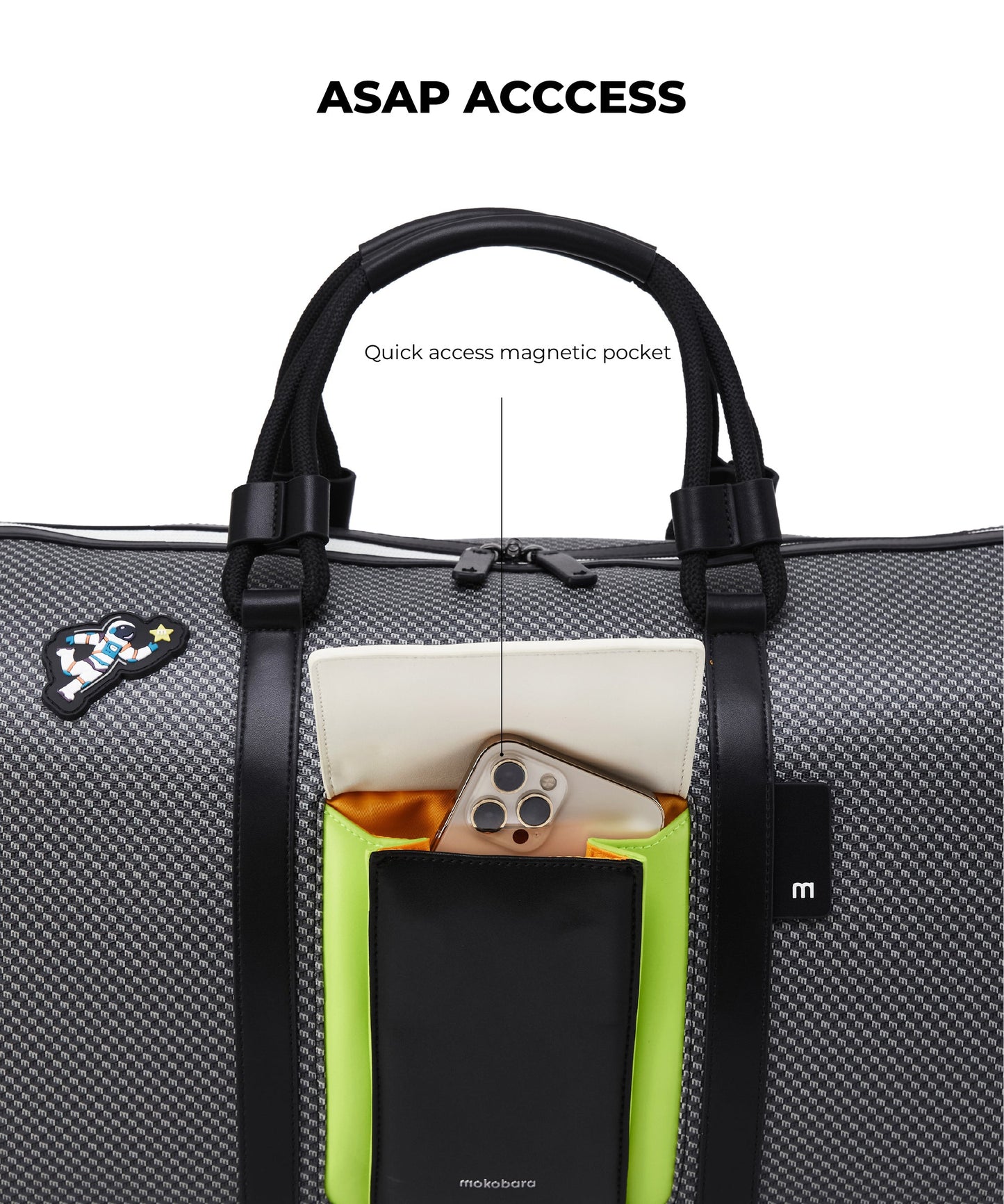 Color_Black sesame | The Heist Duffle