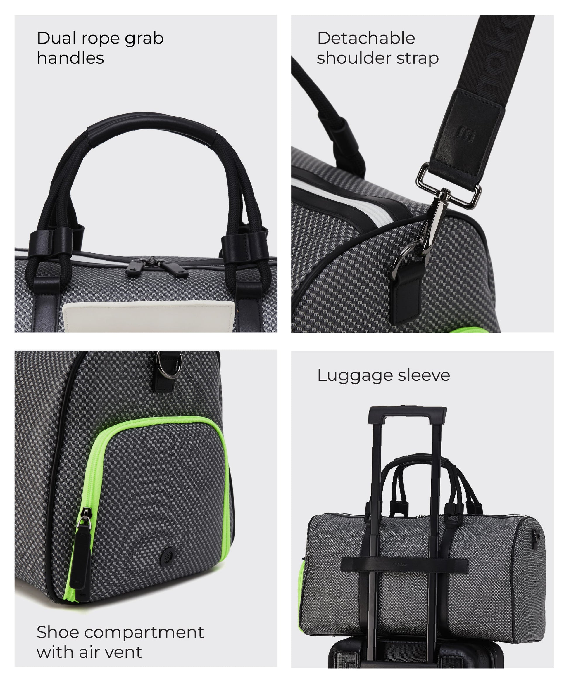 Color_Black sesame | The Heist Duffle