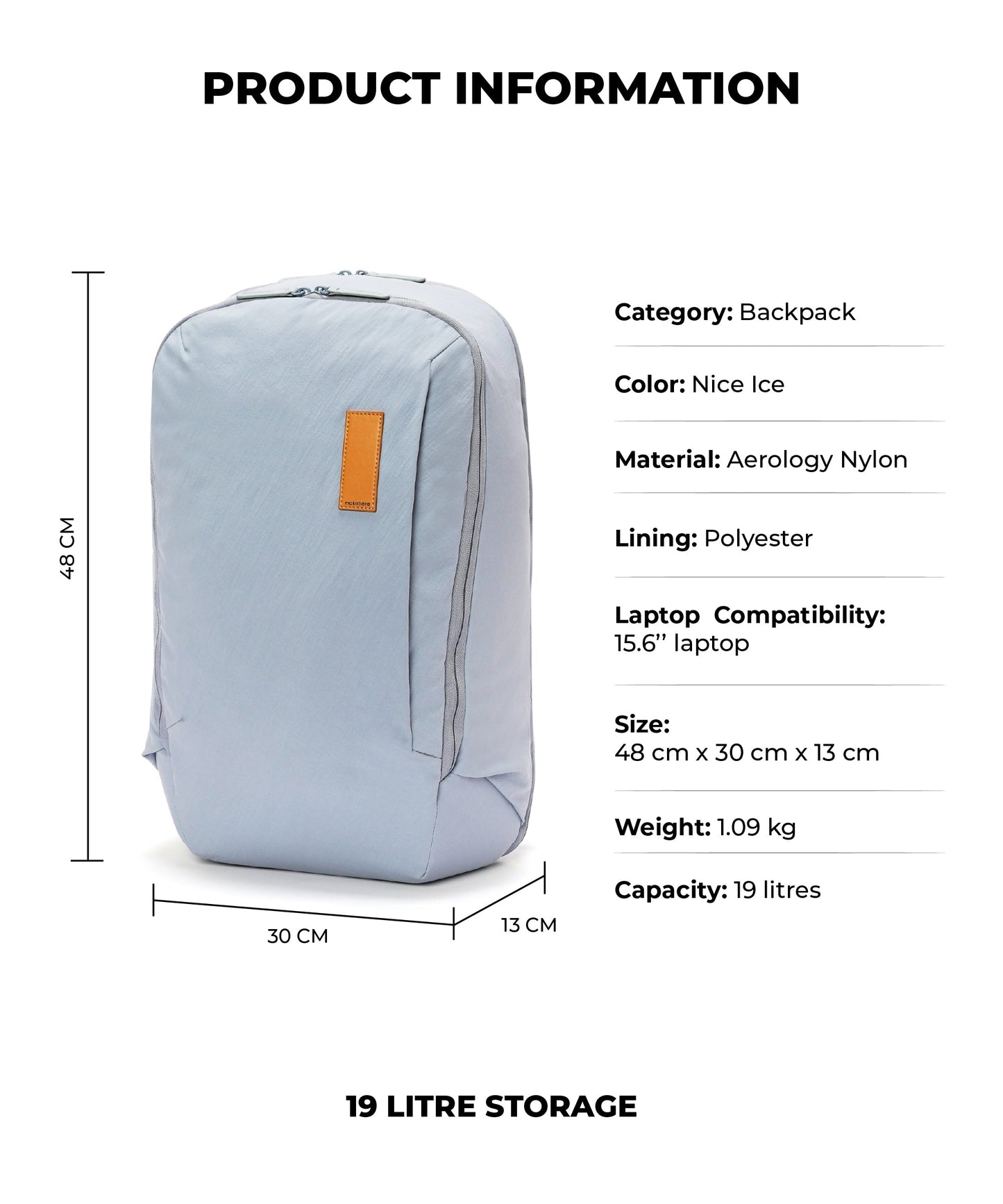 Color_Nice Ice | The Aisle backpack