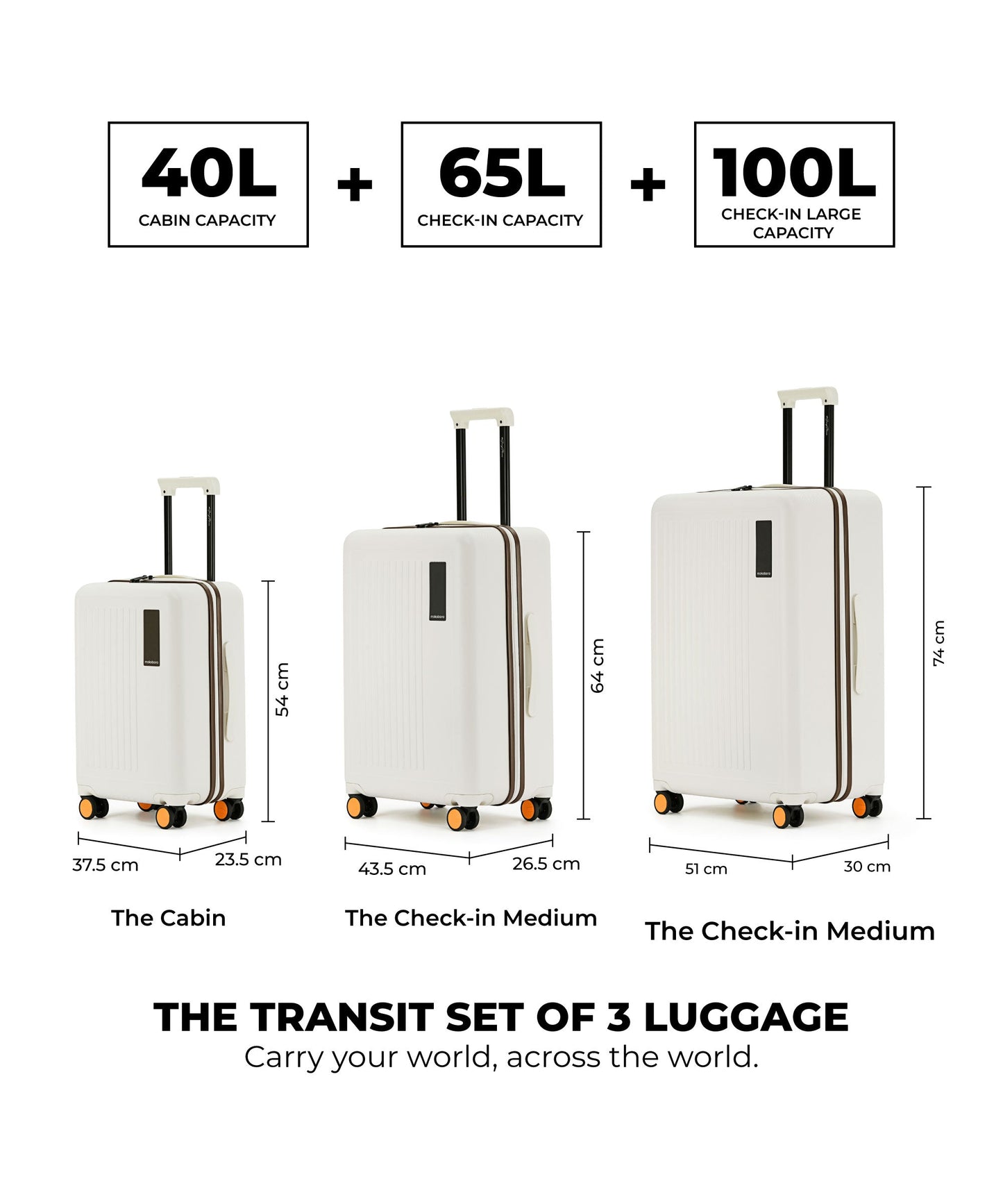 Color_ Still Loading Brownray 2.0 | The Transit Luggage - Set of 3