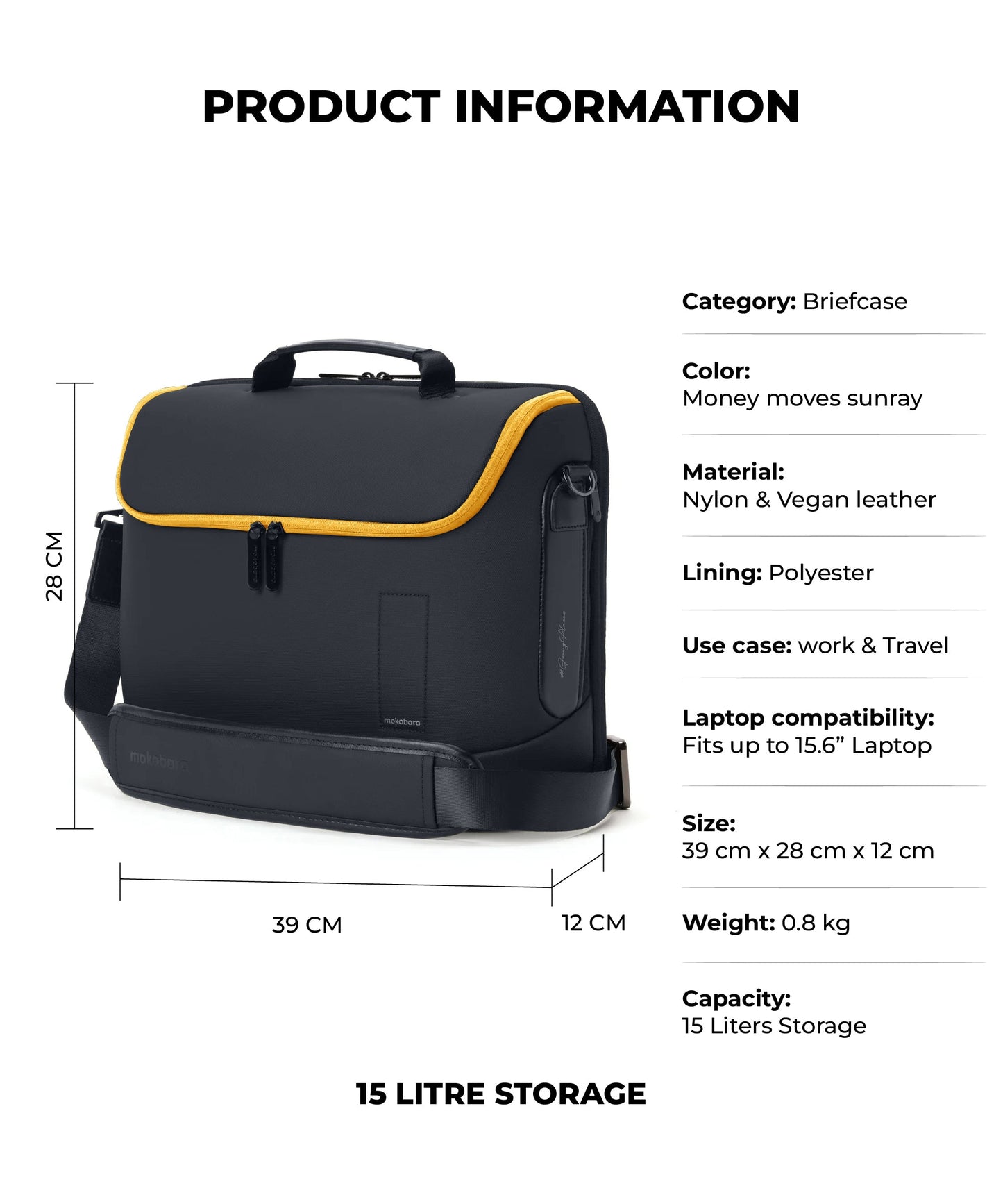 Color_Money Moves Sunray | The Transit BriefcaseaColor_Money Moves | The Transit Briefcase