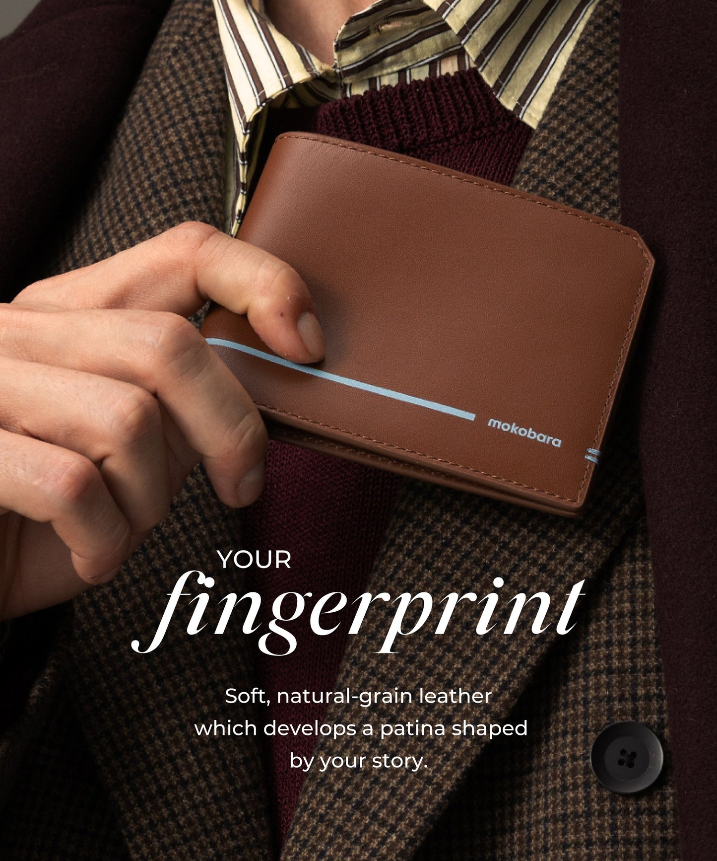 Color_ Tan Lines | The slim wallet