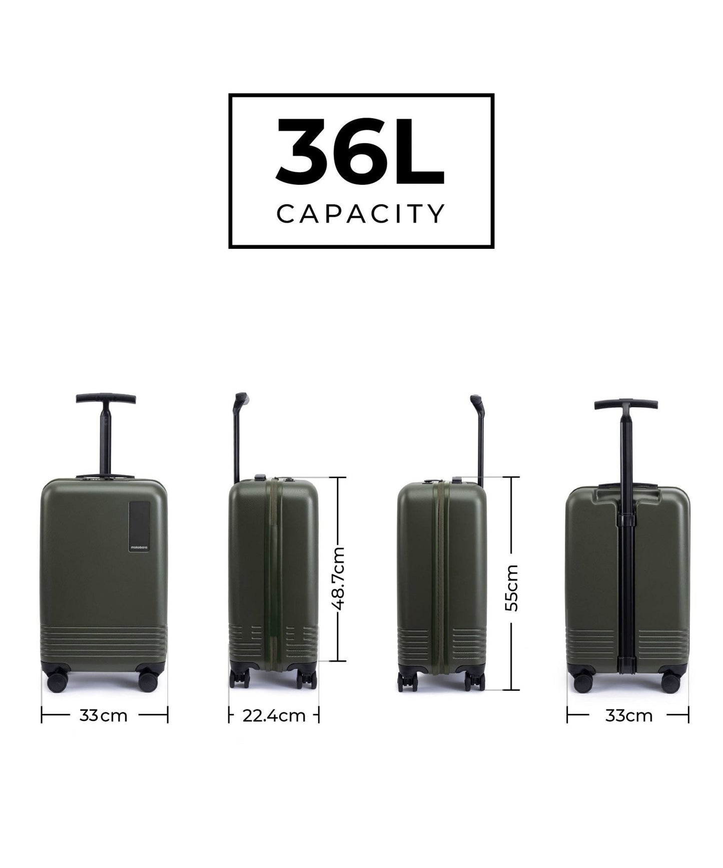 Color_Seaweed Green | The Float - Cabin Luggage