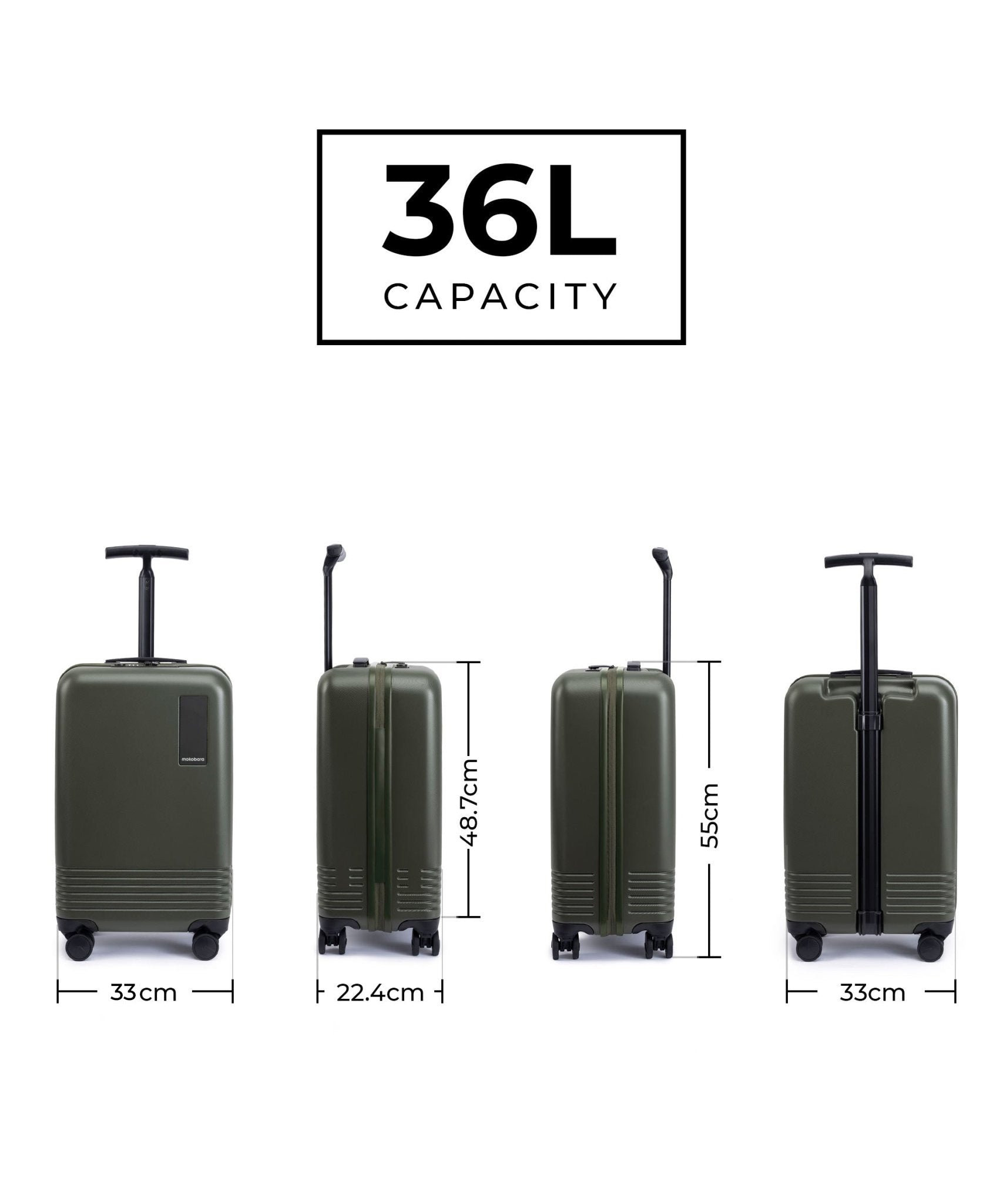 Color_Seaweed Green | The Float - Cabin Luggage