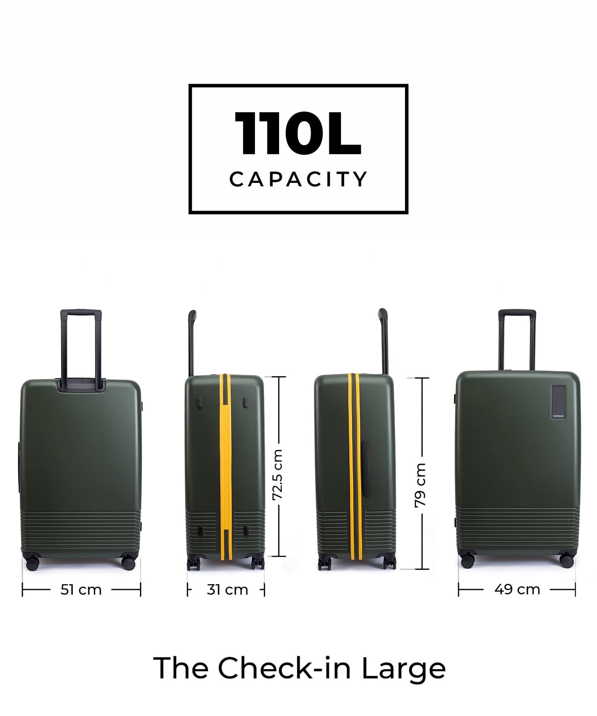 Color_Forest Sunray (Limited Edition) | Set of 3 Luggage