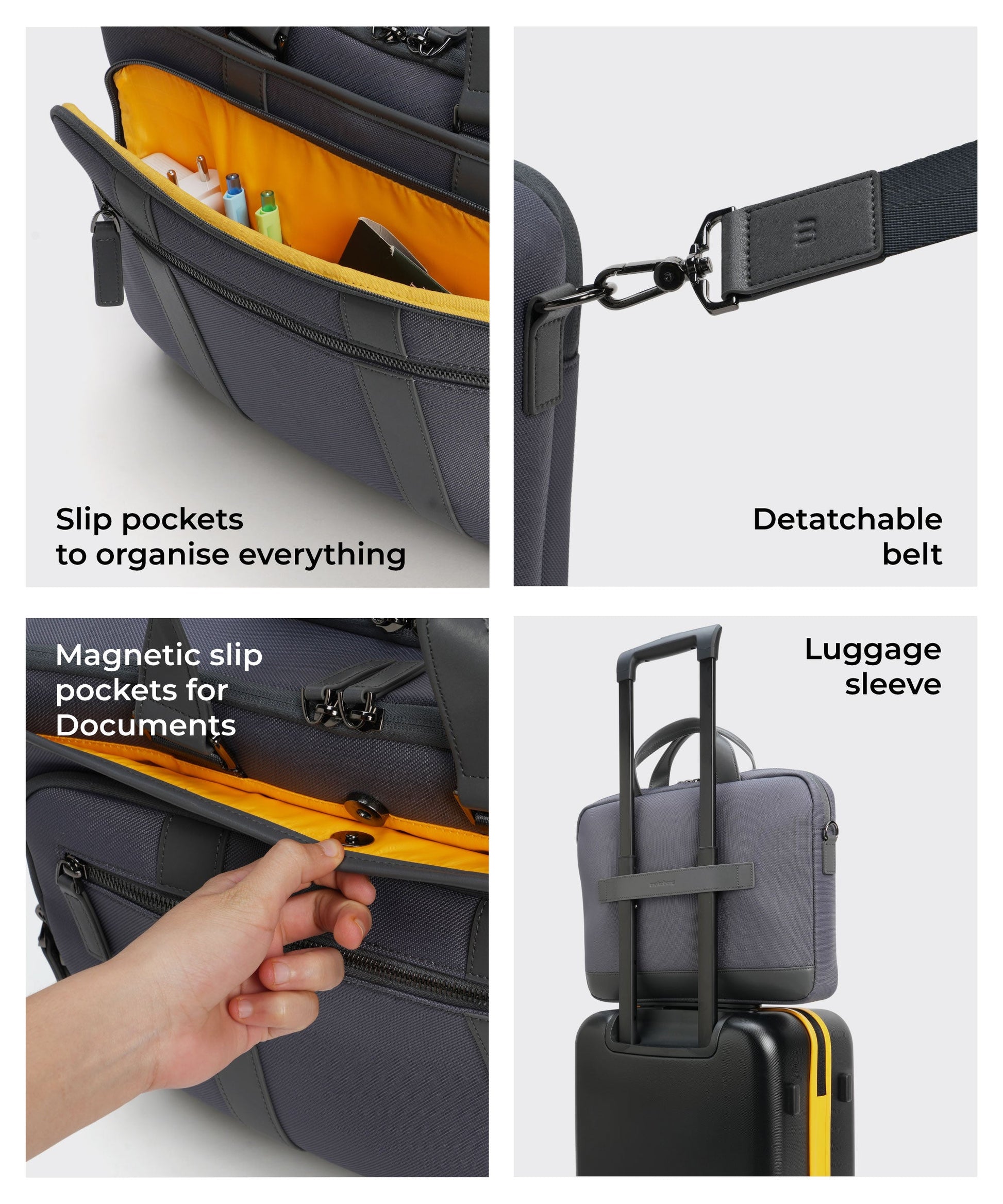Color_Money Machine | The Overnighter Briefcase