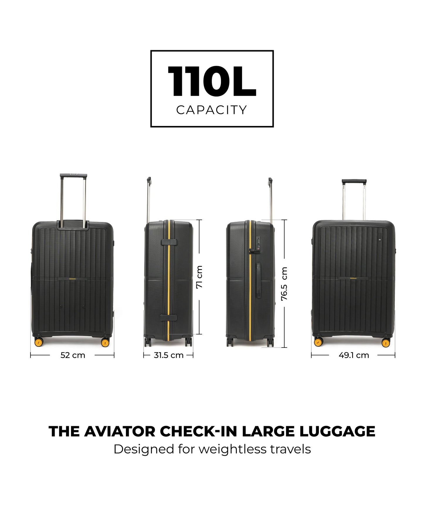 Color_Crypto | The Aviator Check-In Large Luggage