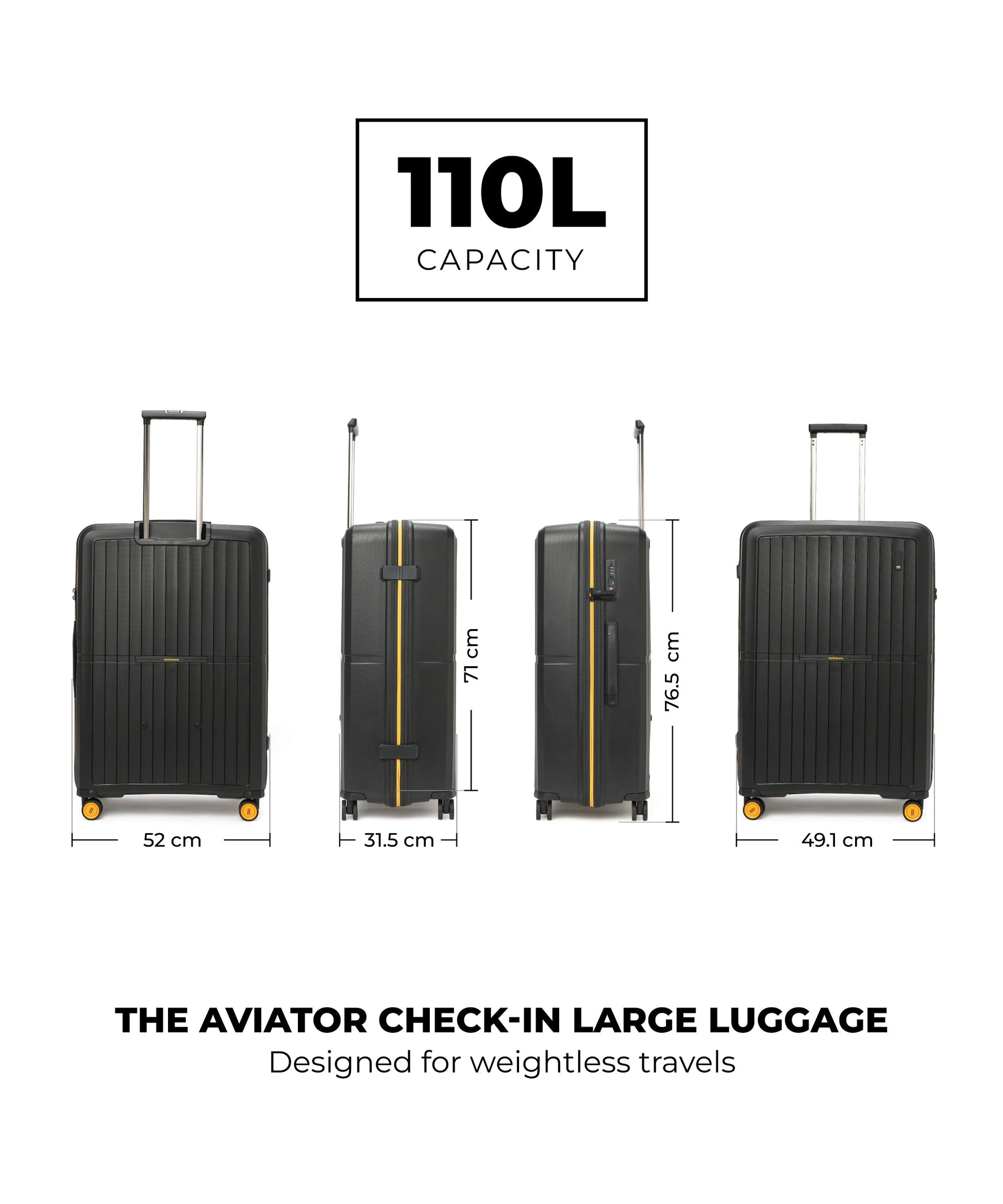 Color_Crypto | The Aviator Check-In Large Luggage