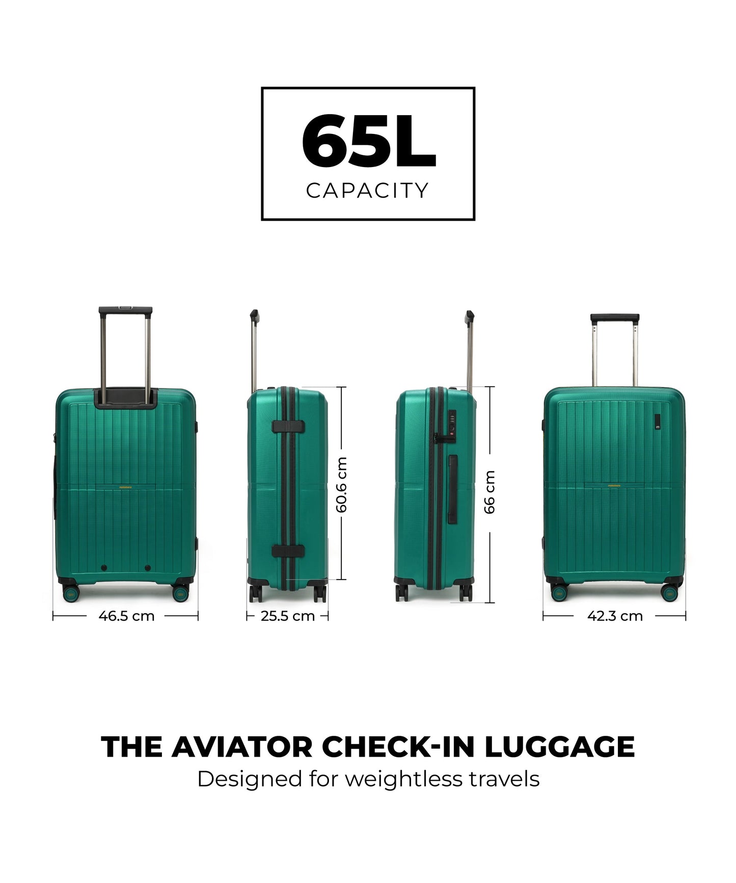 Color_Mic Drop | The Aviator Check-In Luggage