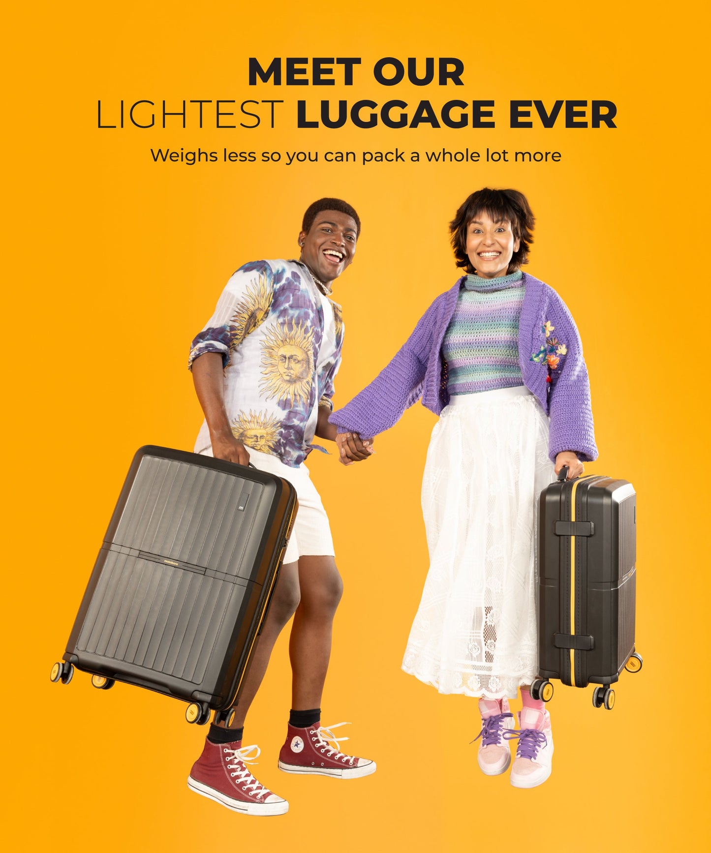 Color_Crypto | The Aviator Set of 2 Luggage