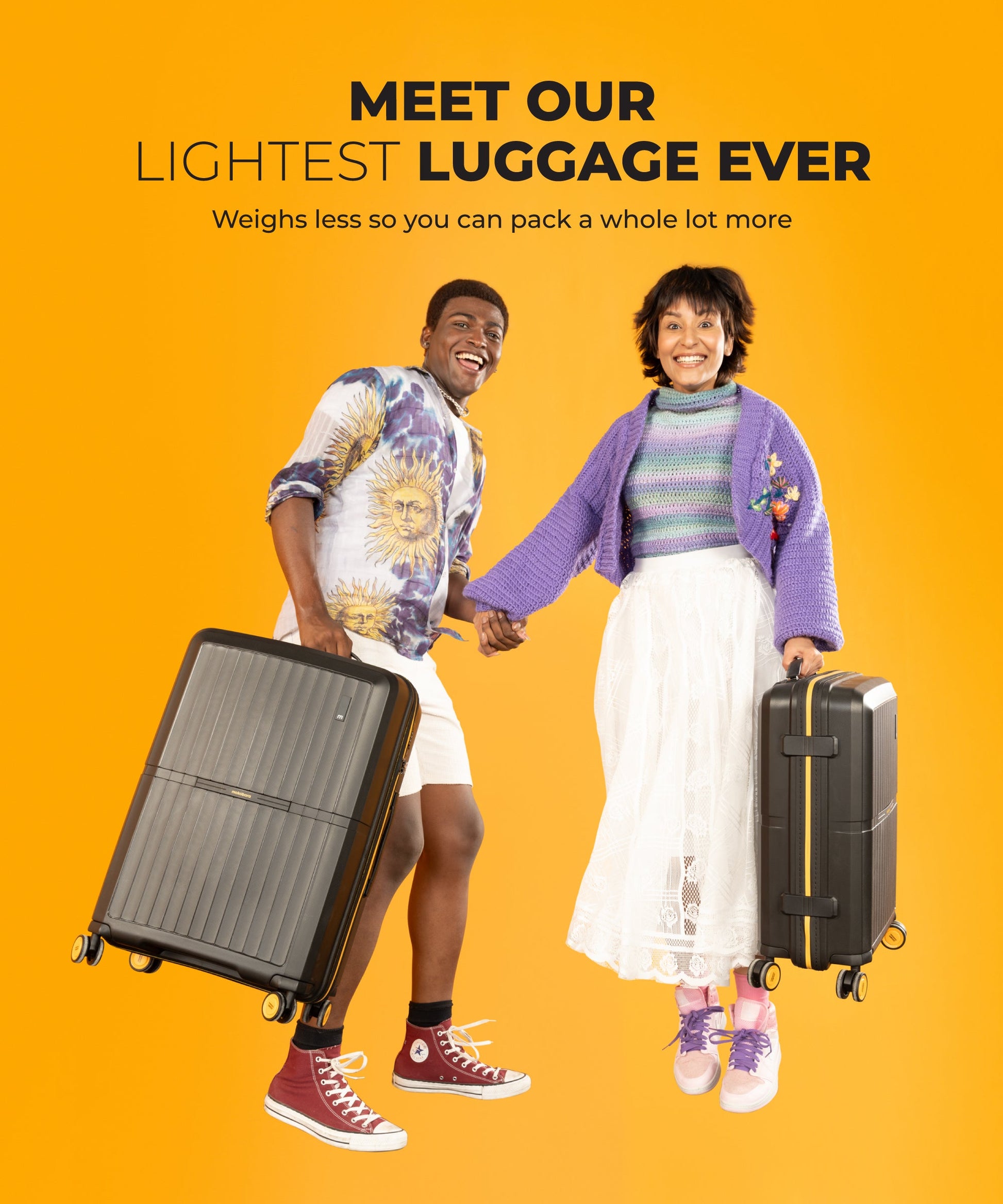 Color_Crypto | The Aviator Set of 2 Luggage