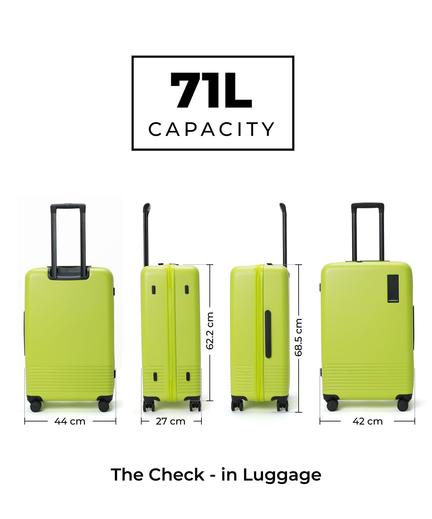 Color_Happy Green | The Check-in Luggage