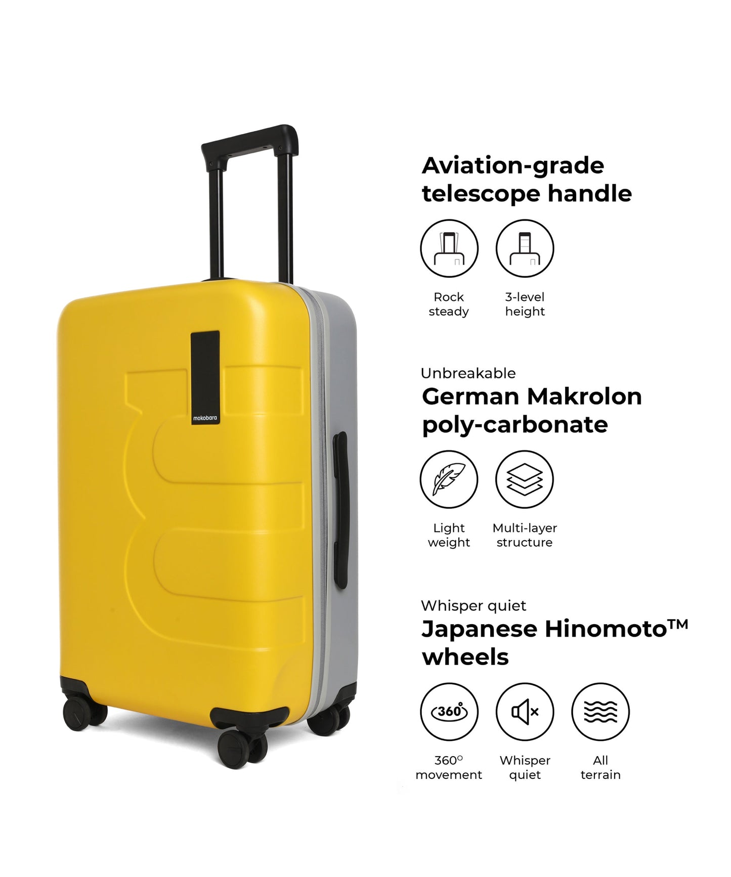 Color_Stir Sunshine (Limited Edition) | The Em Check-In Luggage