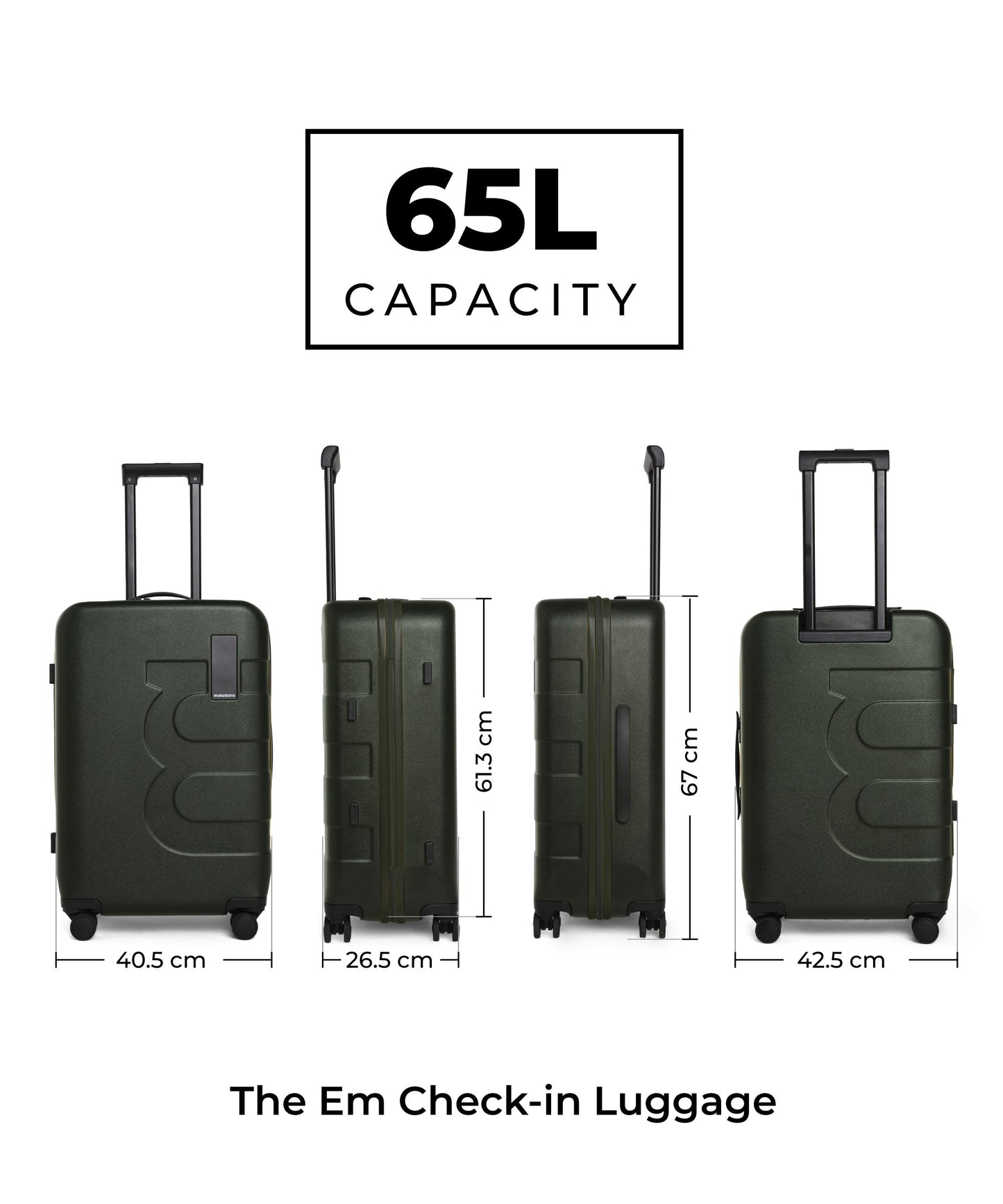 Color_4AM Forest | The Em Check-In Luggage