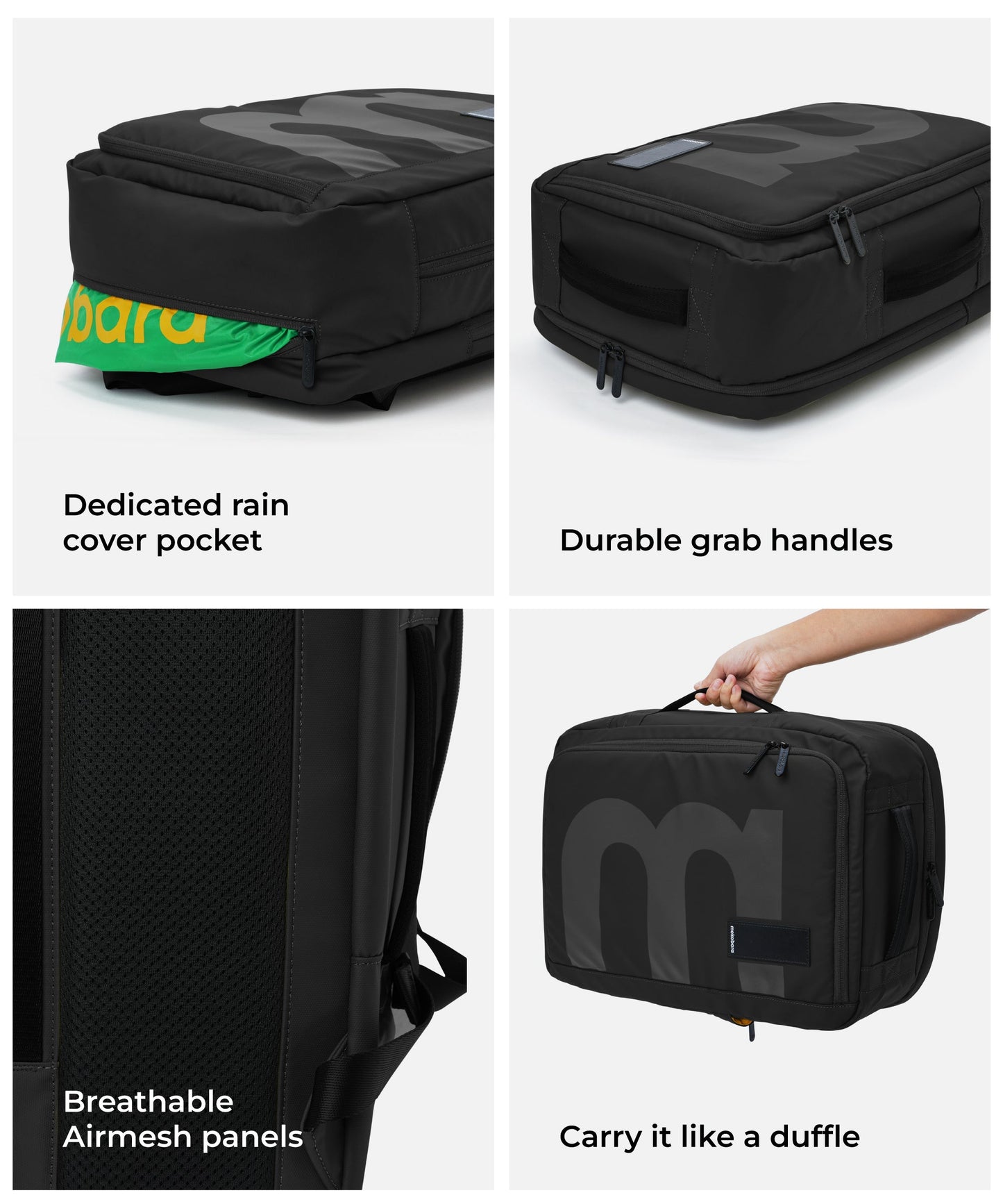 Color_Crypto | The Em Duffle Backpack - 32L