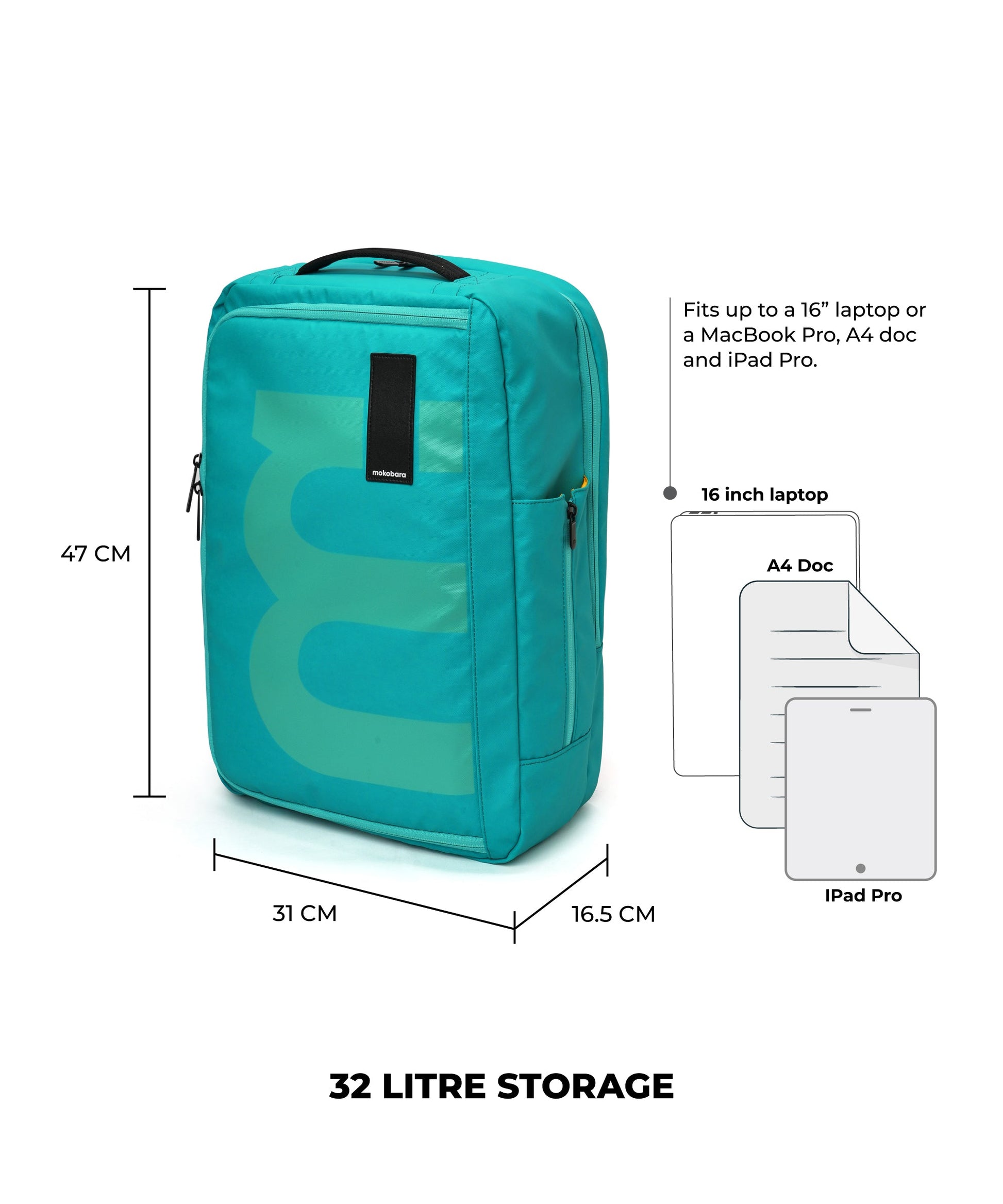 Color_My Sky | The Em Duffle Backpack - 32L