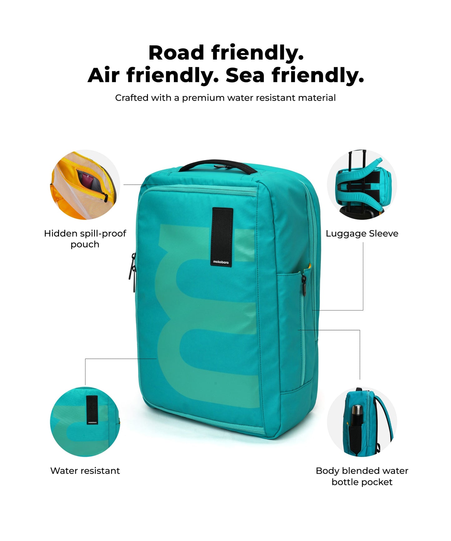 Color_My Sky | The Em Duffle Backpack - 32L