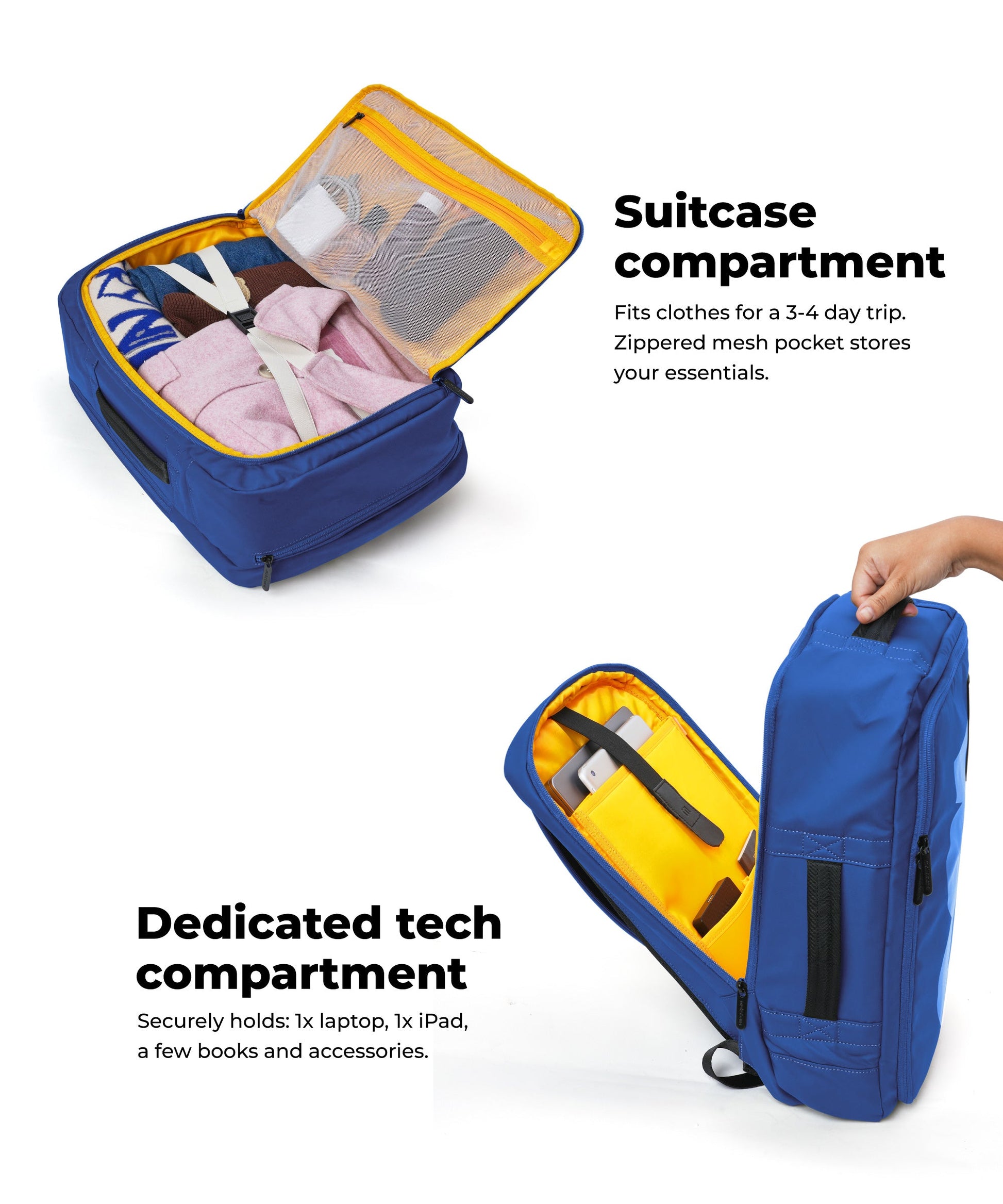 Color_Ocean | The Em Duffle Backpack - 32L