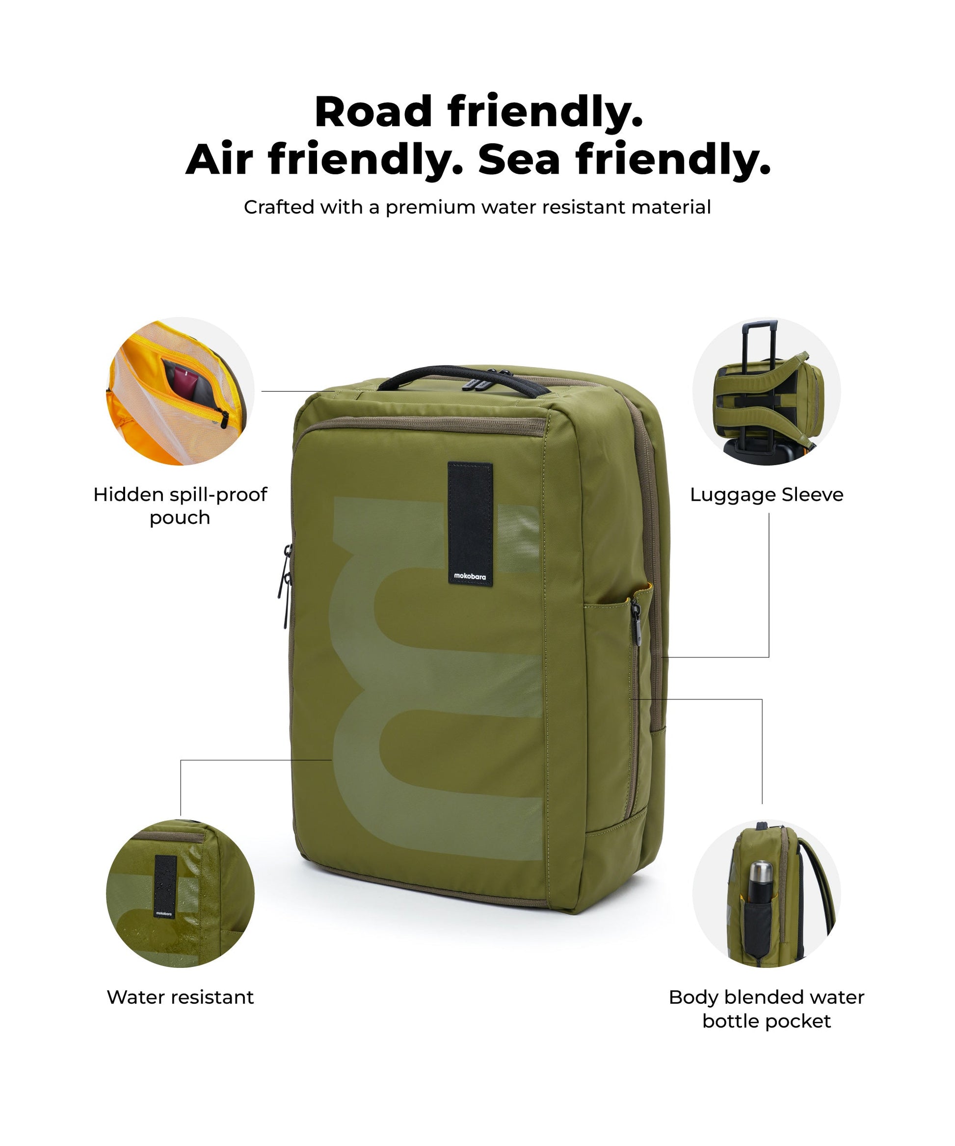 Color_Seaweed Green | The Em Duffle Backpack - 32L