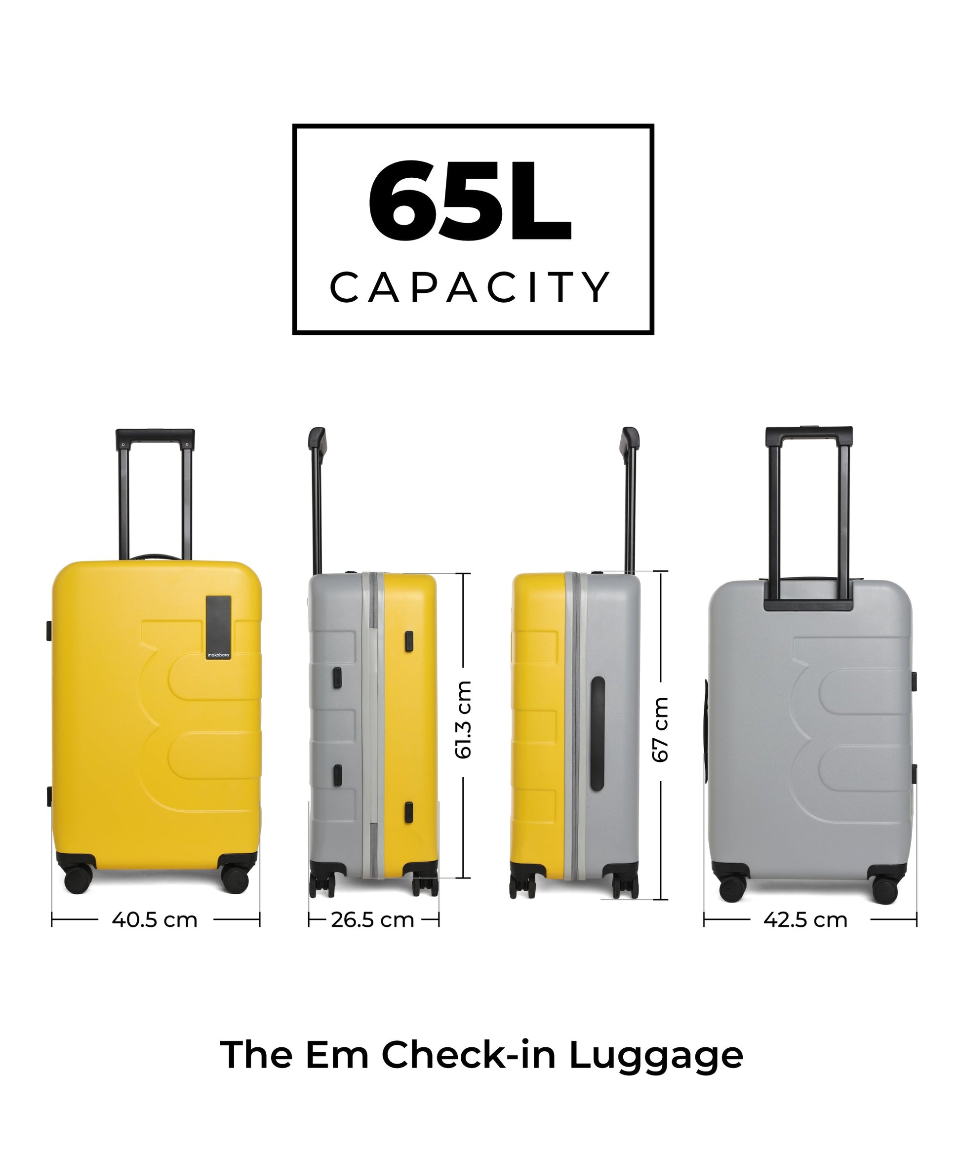 Color_Stir Sunshine (Limited Edition) | The Em Set of 2 Luggage