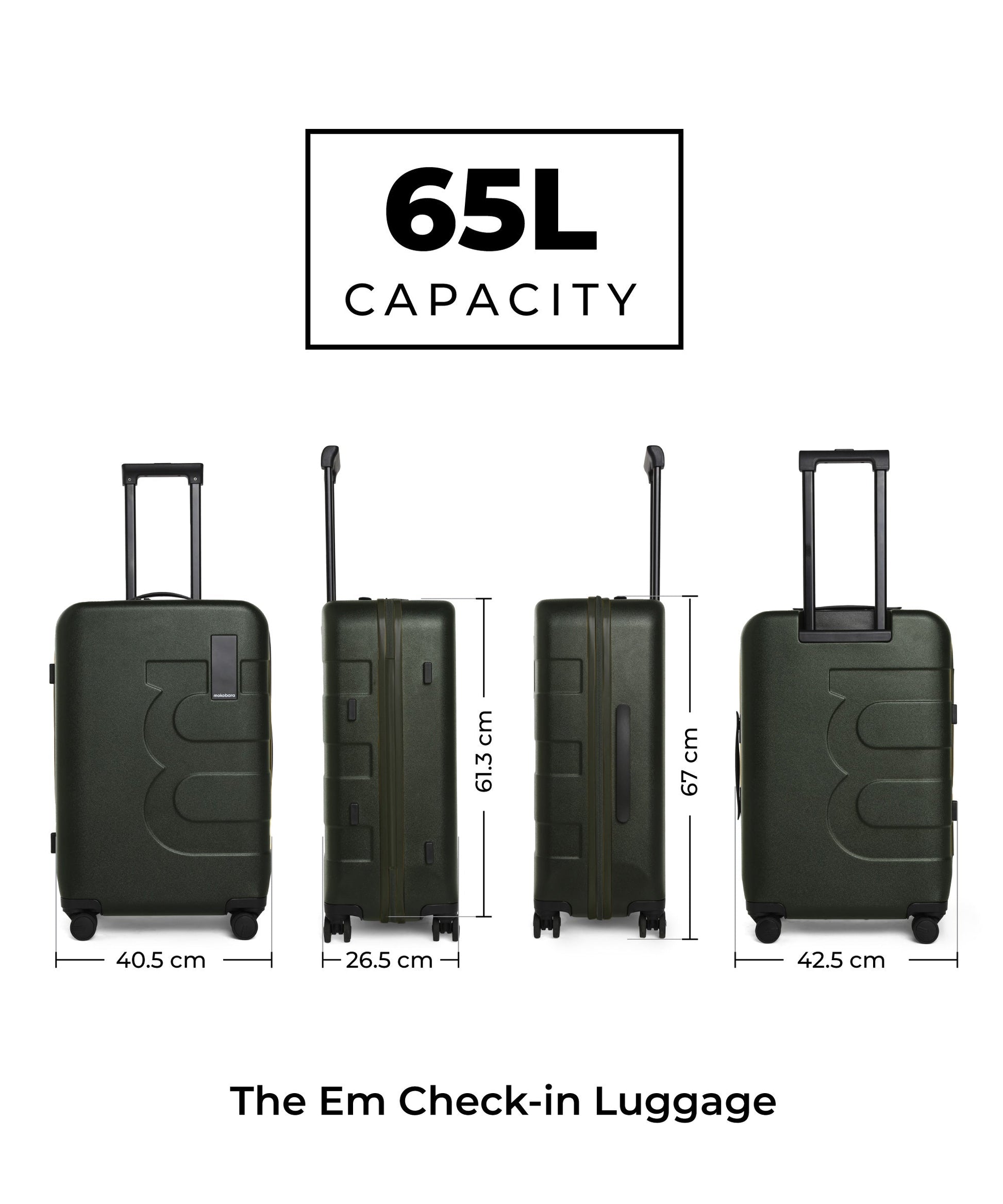 Color_4AM Forest | The Em Set of 2 Luggage