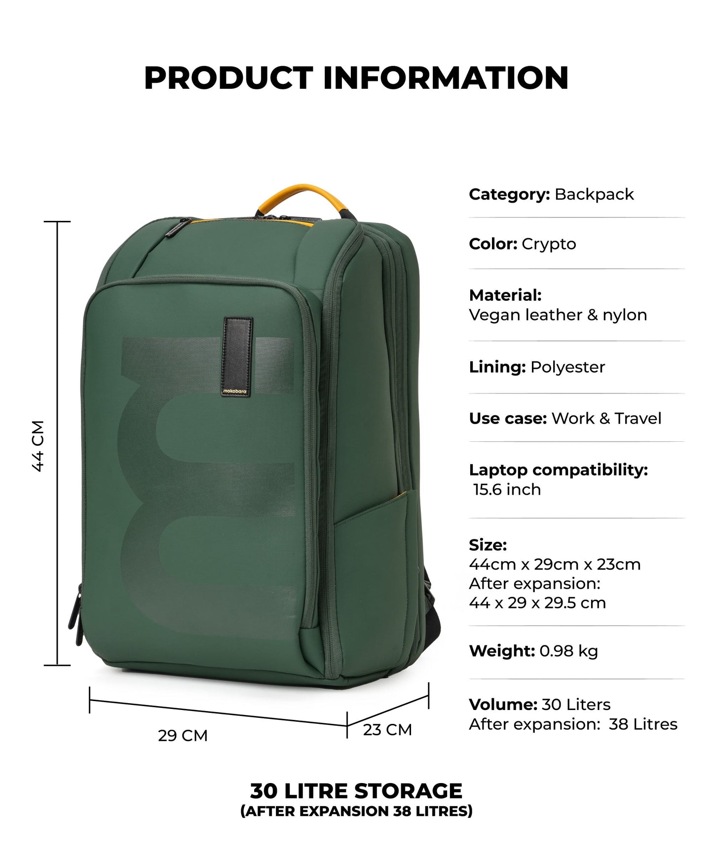 Color_Green Energy | The Em Telescope Backpack