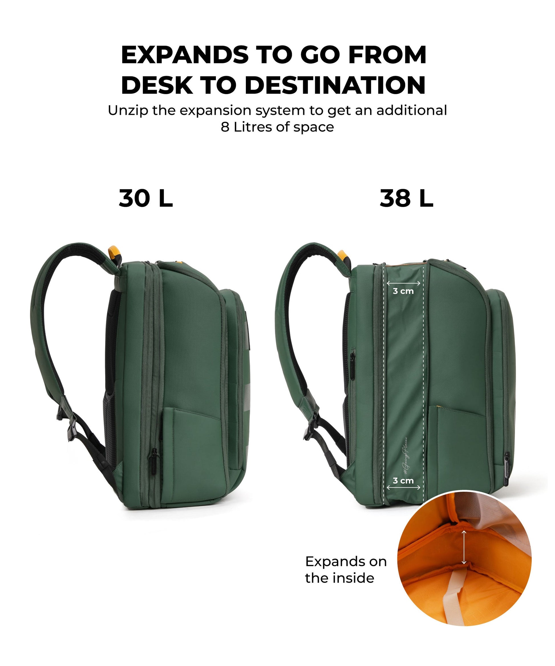 Color_Green Energy | The Em Telescope Backpack