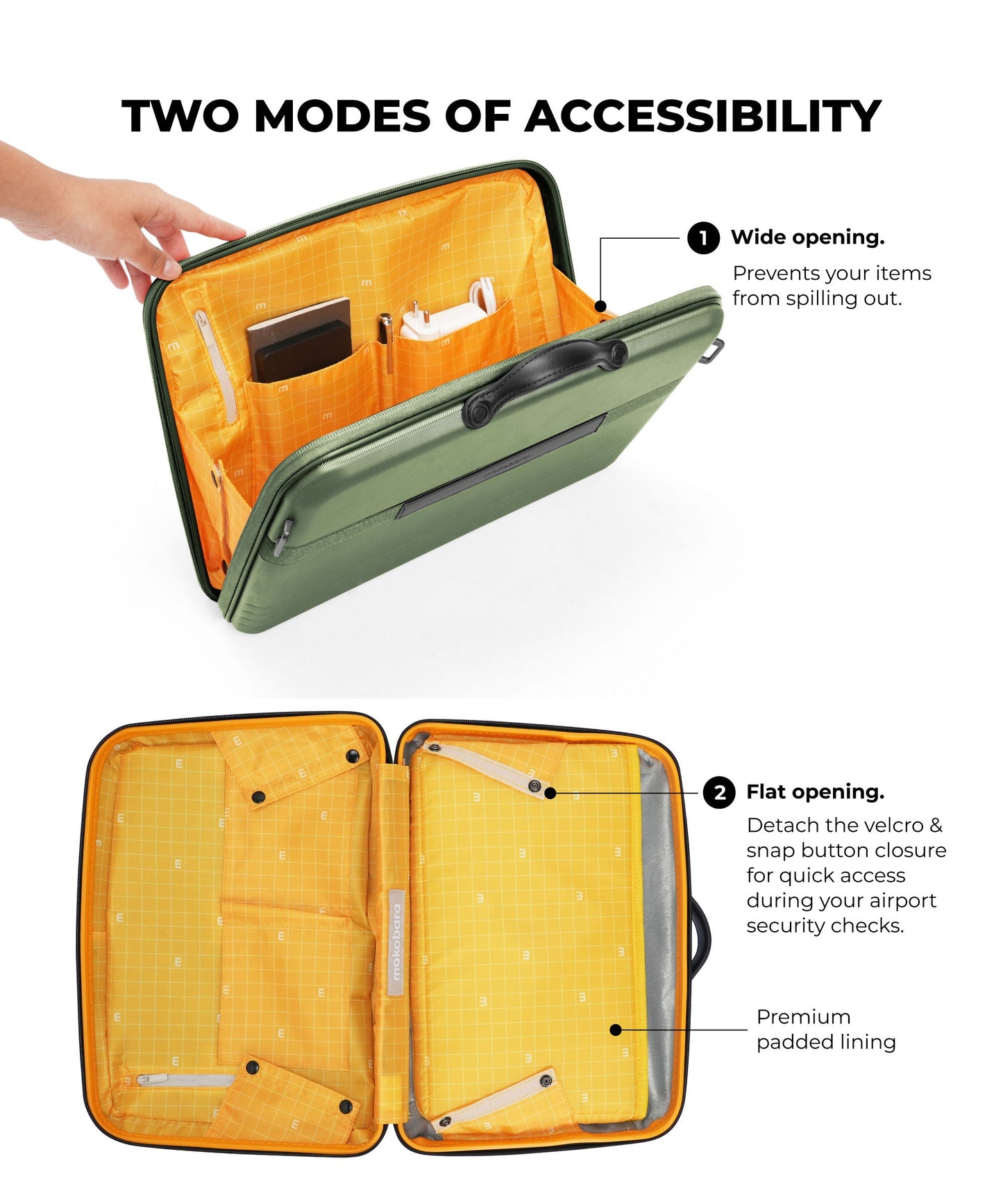 Color_Seaweed Green | The Hard Shell Briefcase