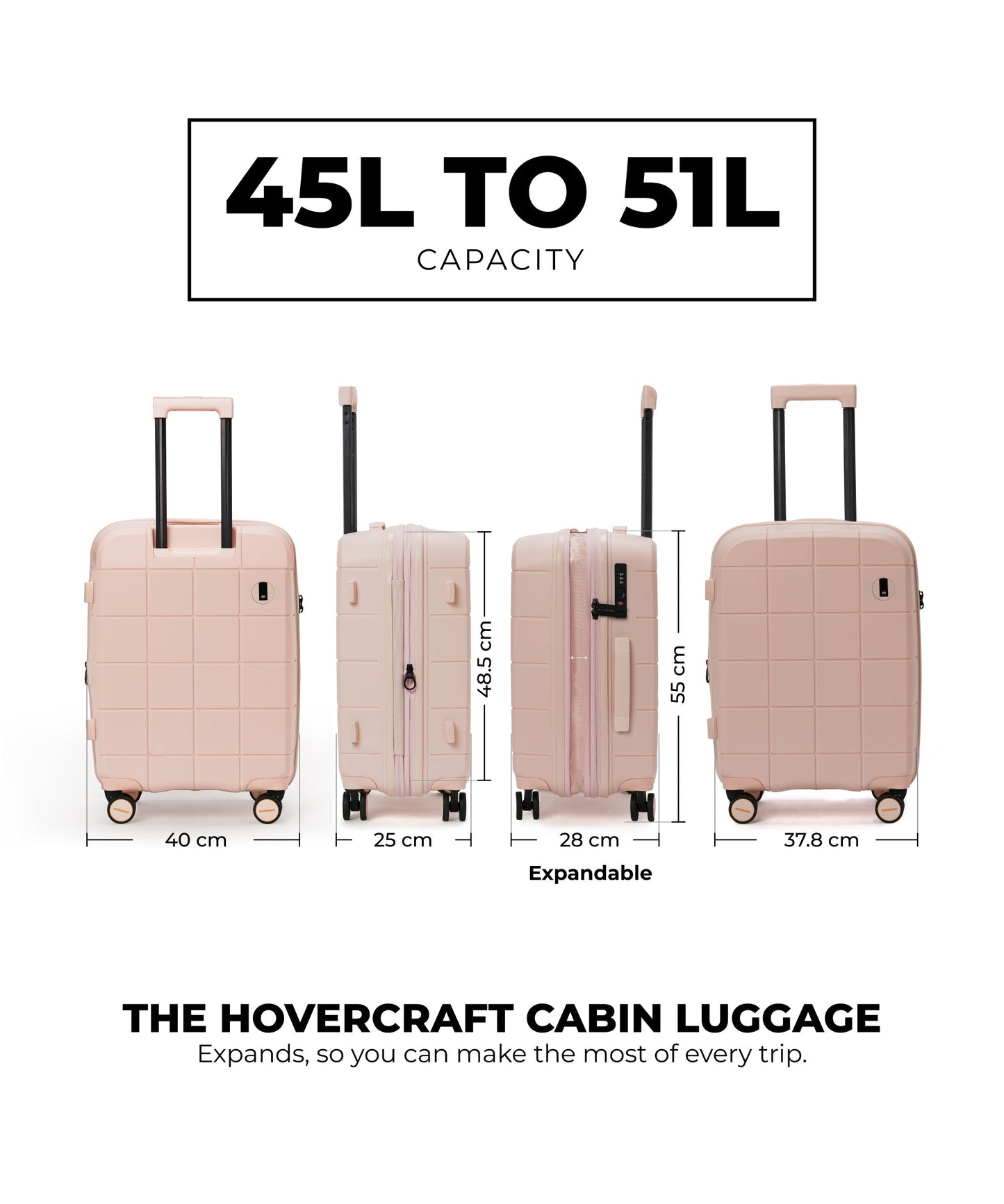 Color_Lucky Charm | The Hovercraft Cabin Luggage