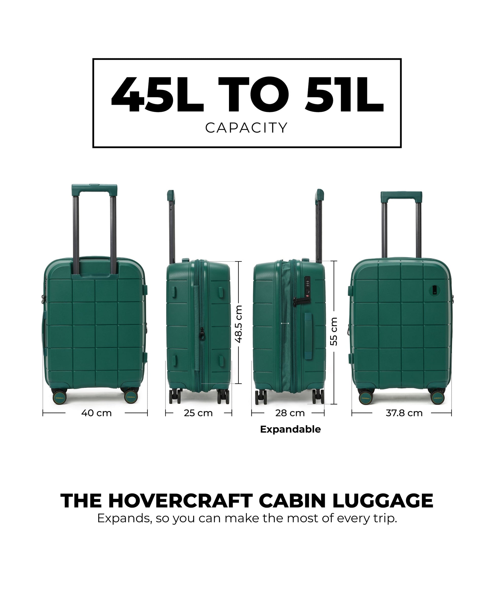 Color_Mic Drop | The Hovercraft Cabin Luggage