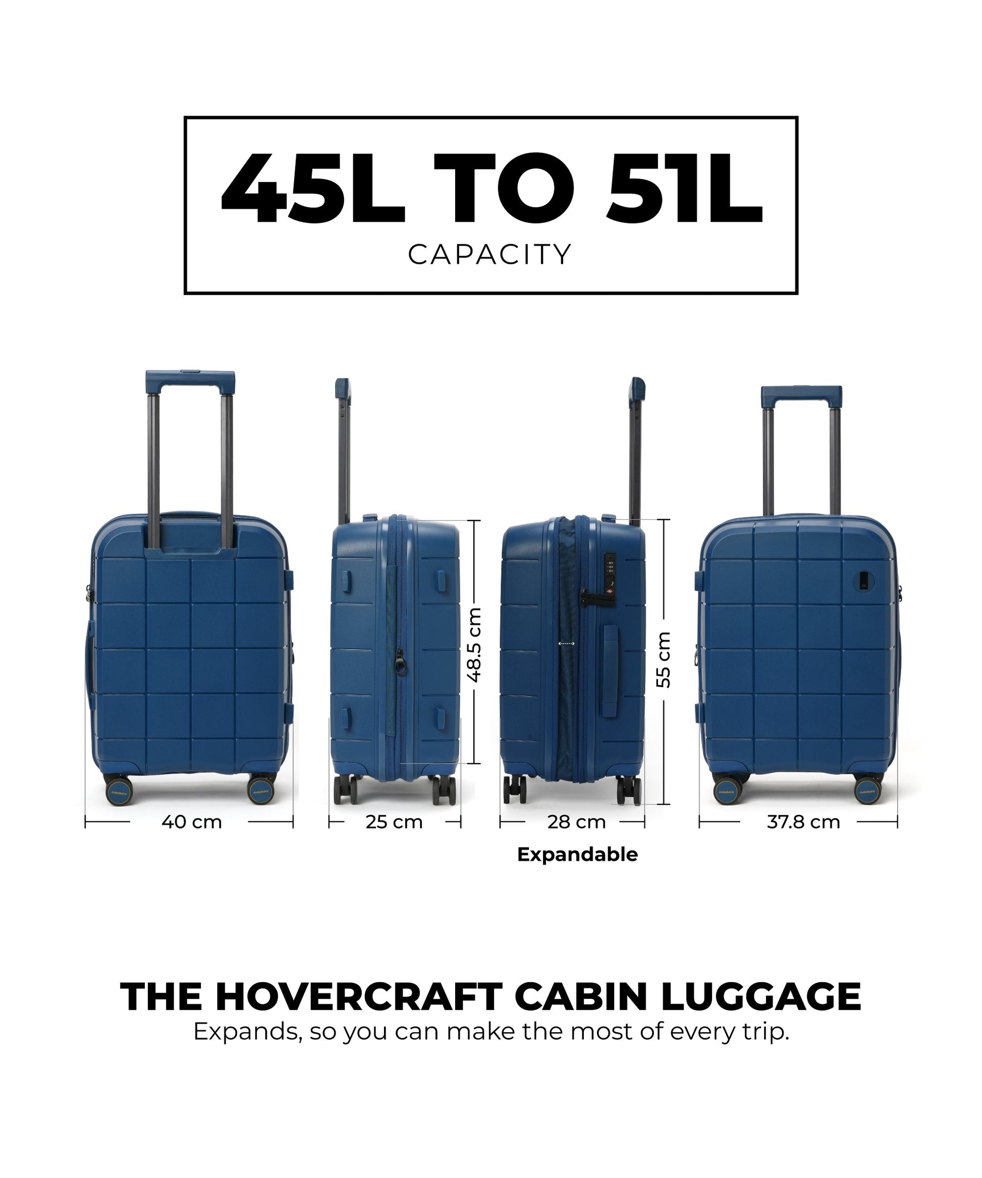 Color_Ocean | The Hovercraft Cabin Luggage