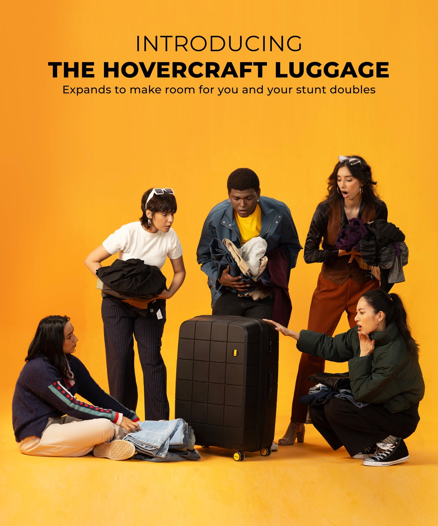 Color_Crypto | The Hovercraft Check-In Large Luggage