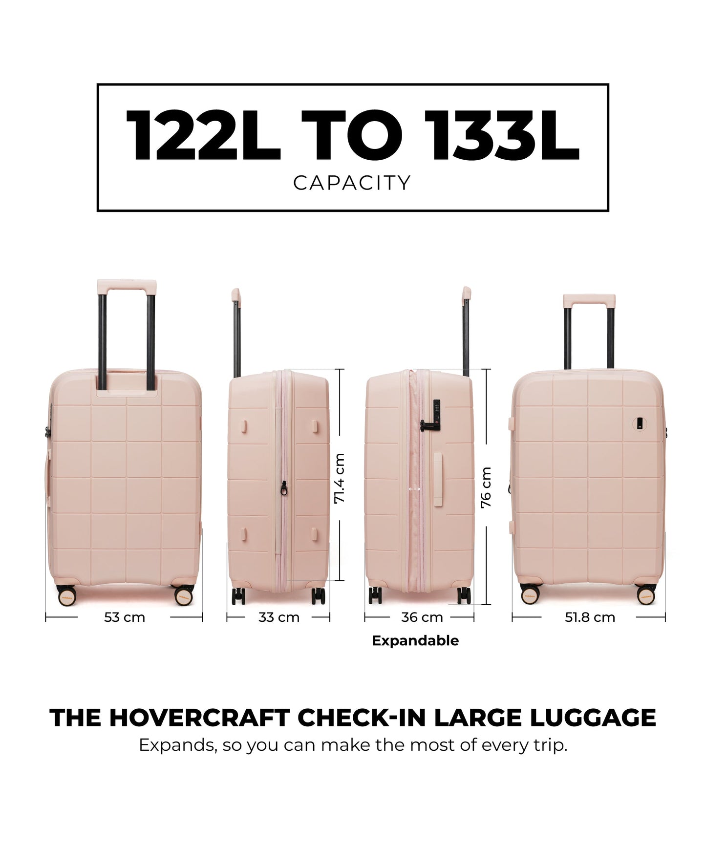 Color_Lucky Charm | The Hovercraft Check-In Large Luggage