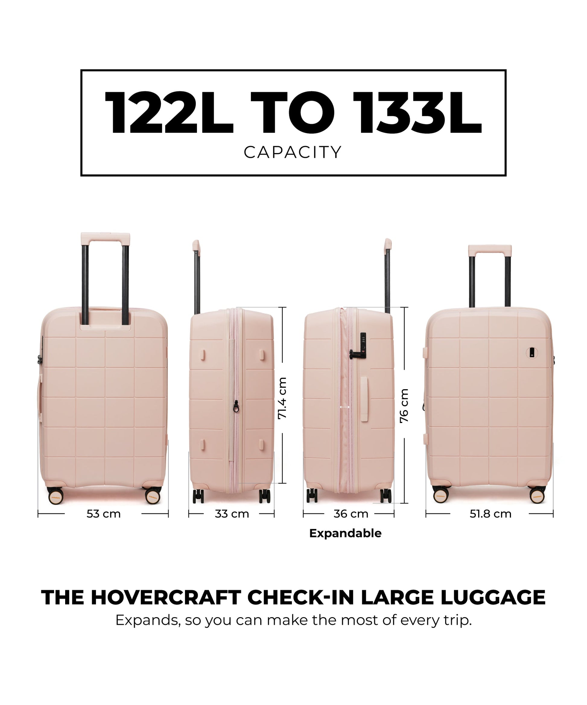 Color_Lucky Charm | The Hovercraft Check-In Large Luggage