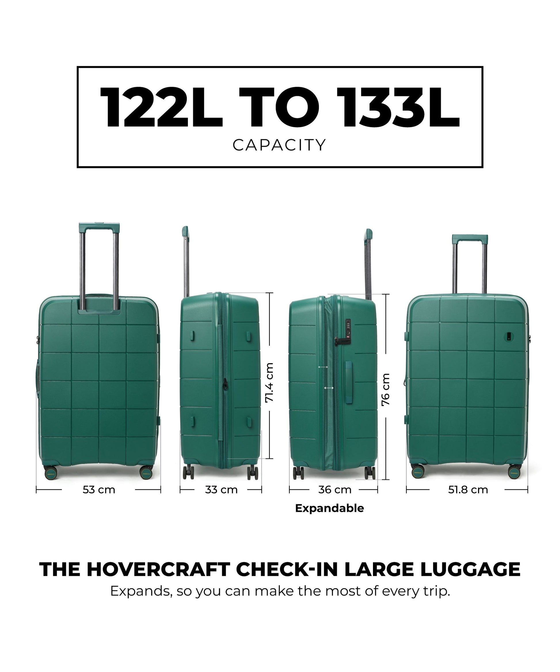 Color_Mic Drop | The Hovercraft Check-In Large Luggage