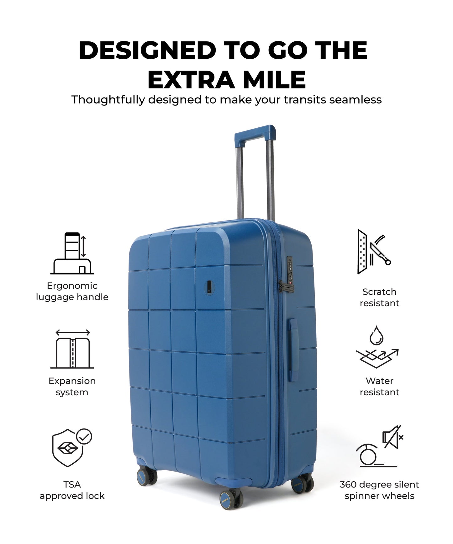 Color_Ocean | The Hovercraft Check-In Large Luggage