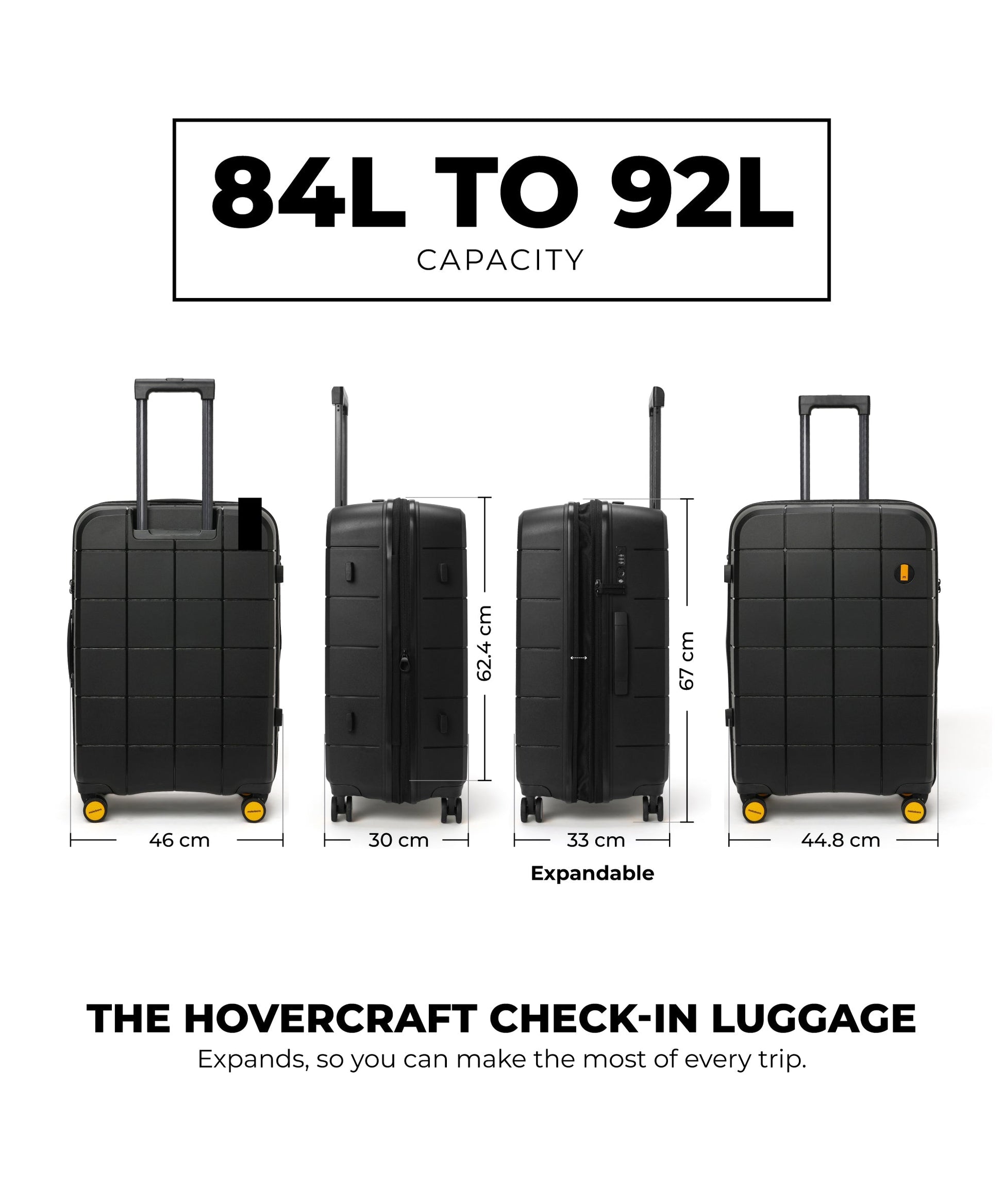 Color_Crypto | The Hovercraft Check-In Luggage 